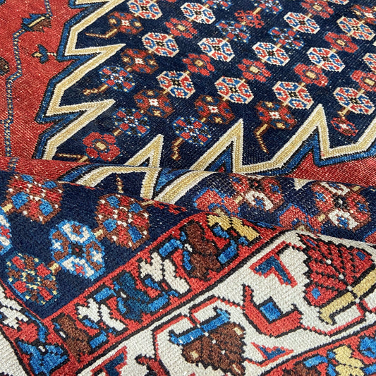 Antique Mazatlan Accent Rug #R1293 - 4'6" x 6'4"