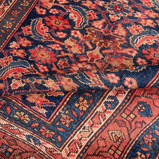 Antique Hamadan Accent Rug #R1297 - 3'9" x 5'7"