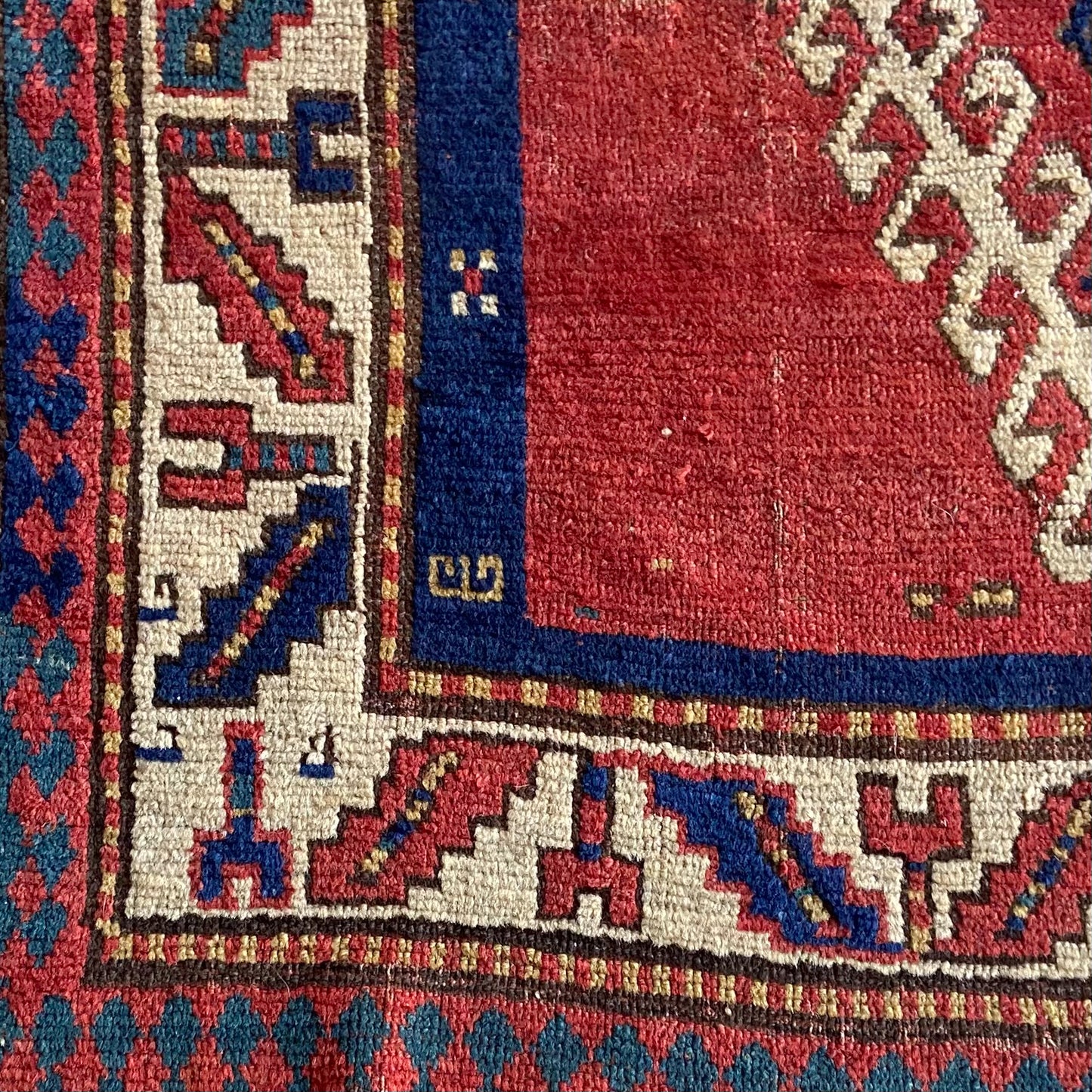 Antique Village Kazak Accent Rug #R1029 - 4'10" x 6'