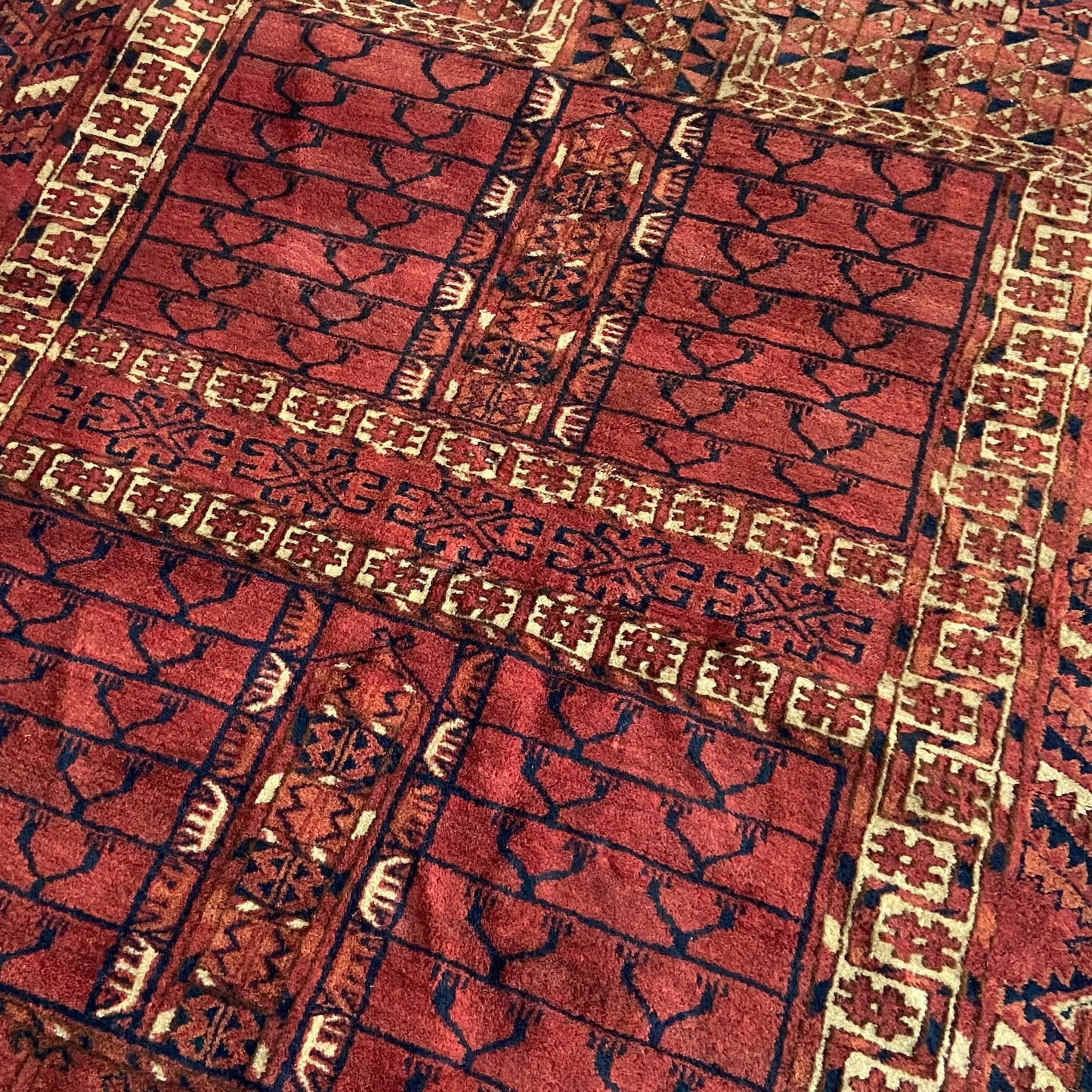 Antique Ensi Accent Rug #R1031 - 3'11" x 4'9"