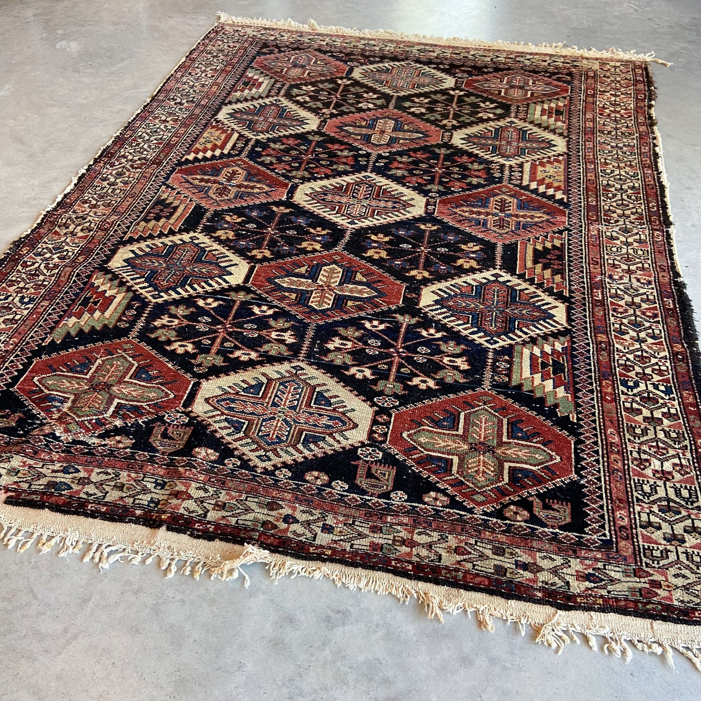 Antique Caucasian Area Rug #R1036 - 5'2" x 7'2"