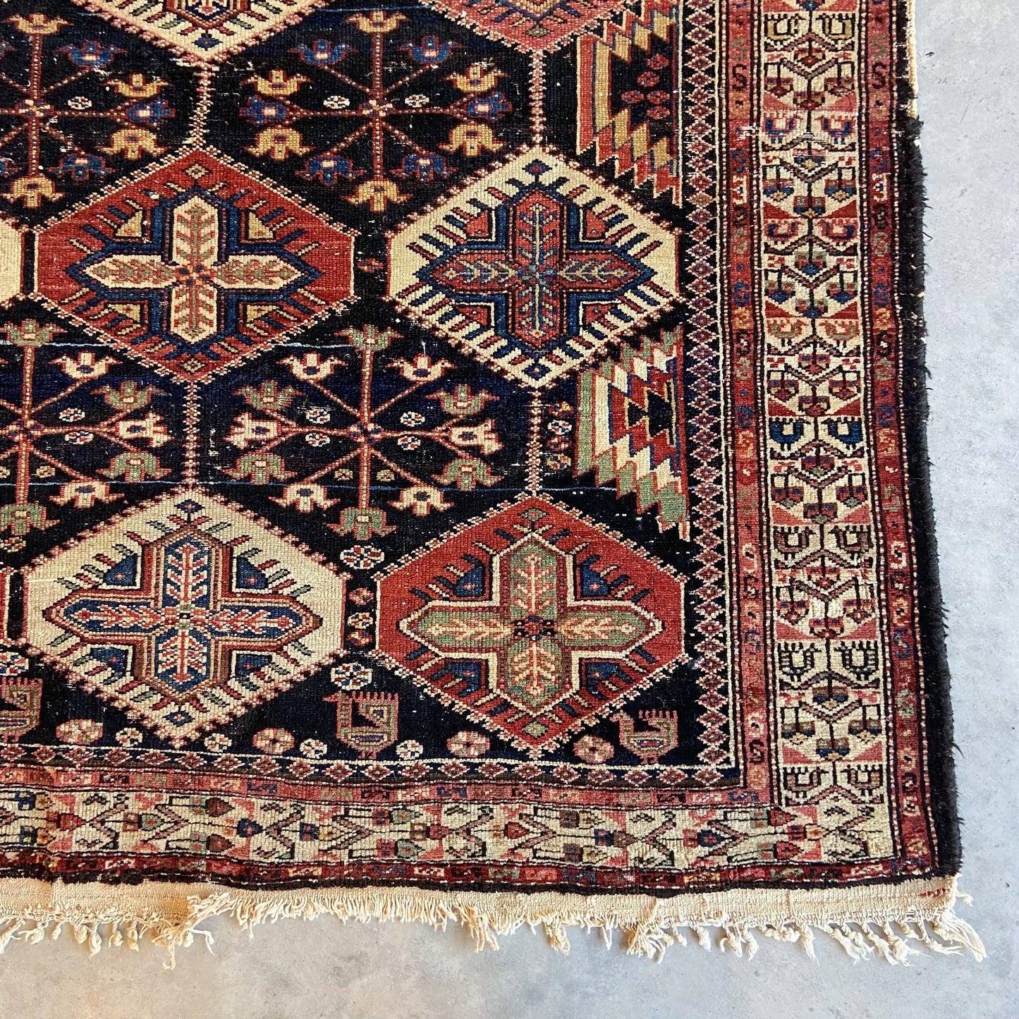 Antique Caucasian Area Rug #R1036 - 5'2" x 7'2"