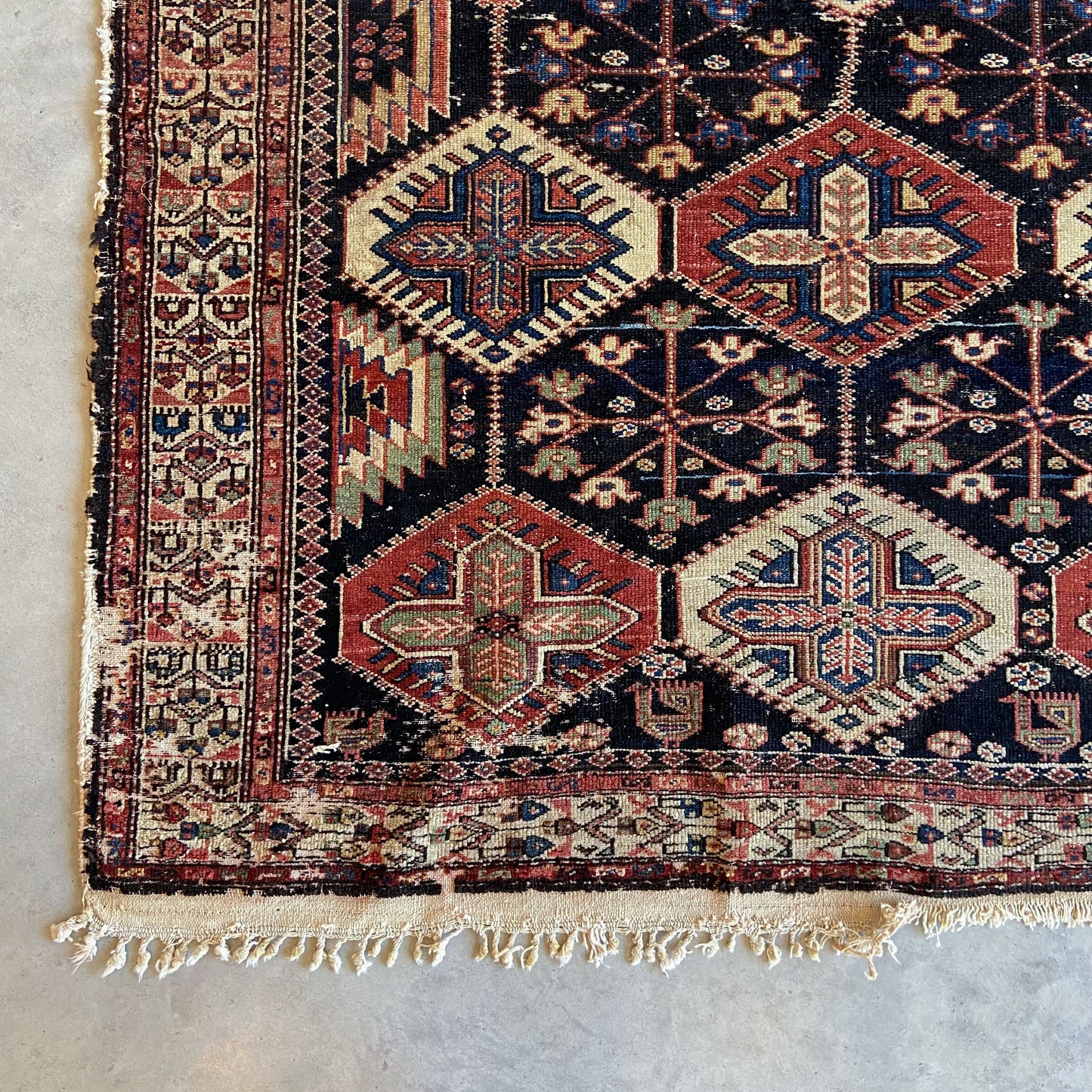 Antique Caucasian Area Rug #R1036 - 5'2" x 7'2"