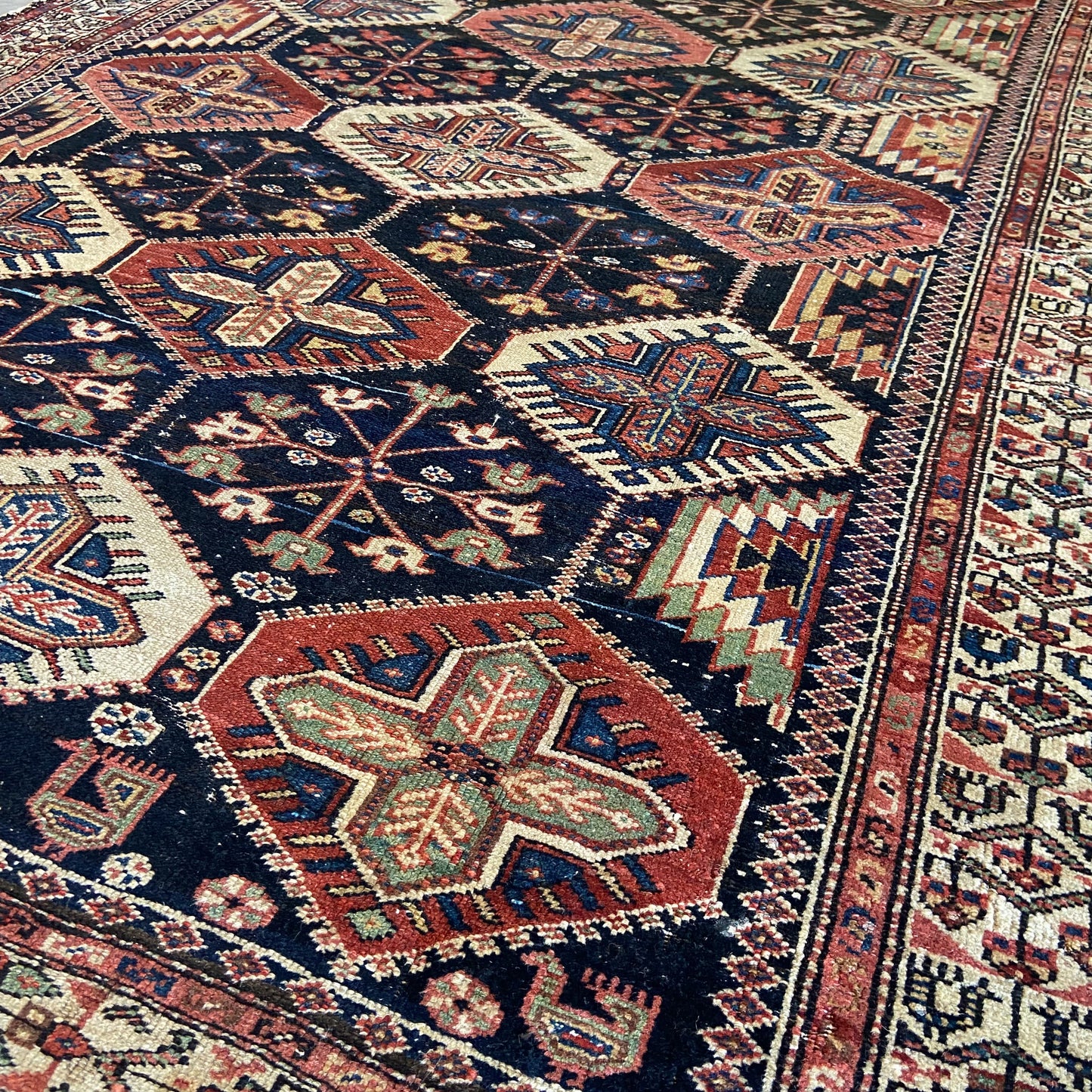 Antique Caucasian Area Rug #R1036 - 5'2" x 7'2"