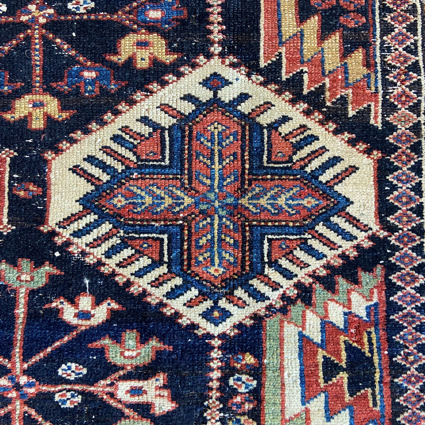 Antique Caucasian Area Rug #R1036 - 5'2" x 7'2"