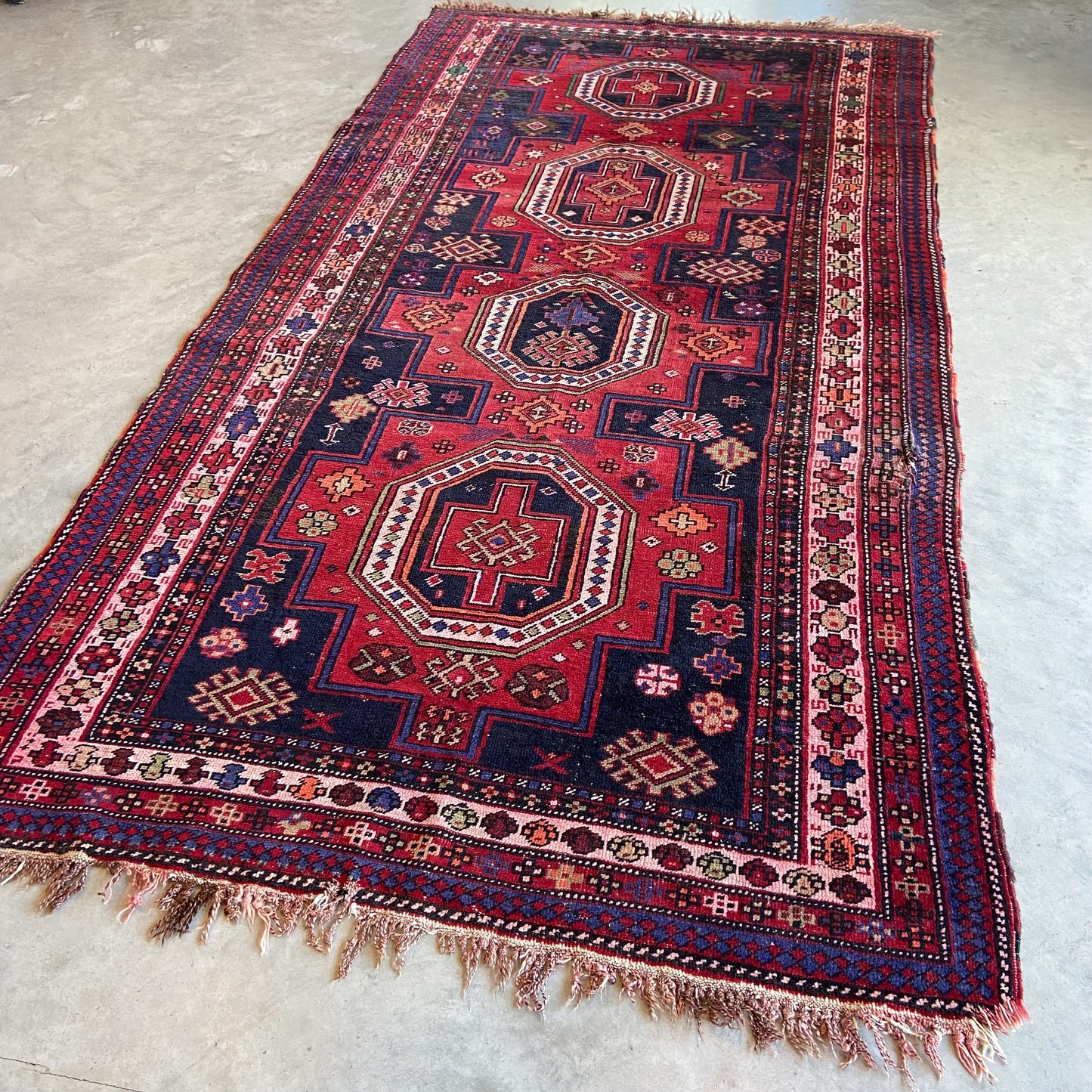 Vintage Turkish Gallery Rug #R1038 - 4'3" x 8'7"