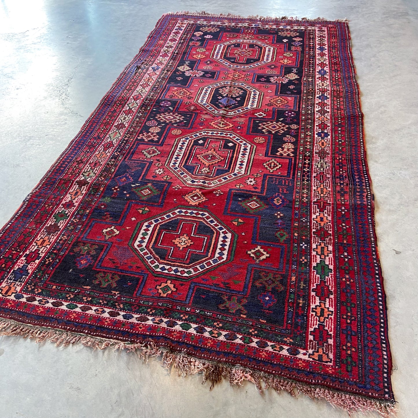 Vintage Turkish Gallery Rug #R1038 - 4'3" x 8'7"