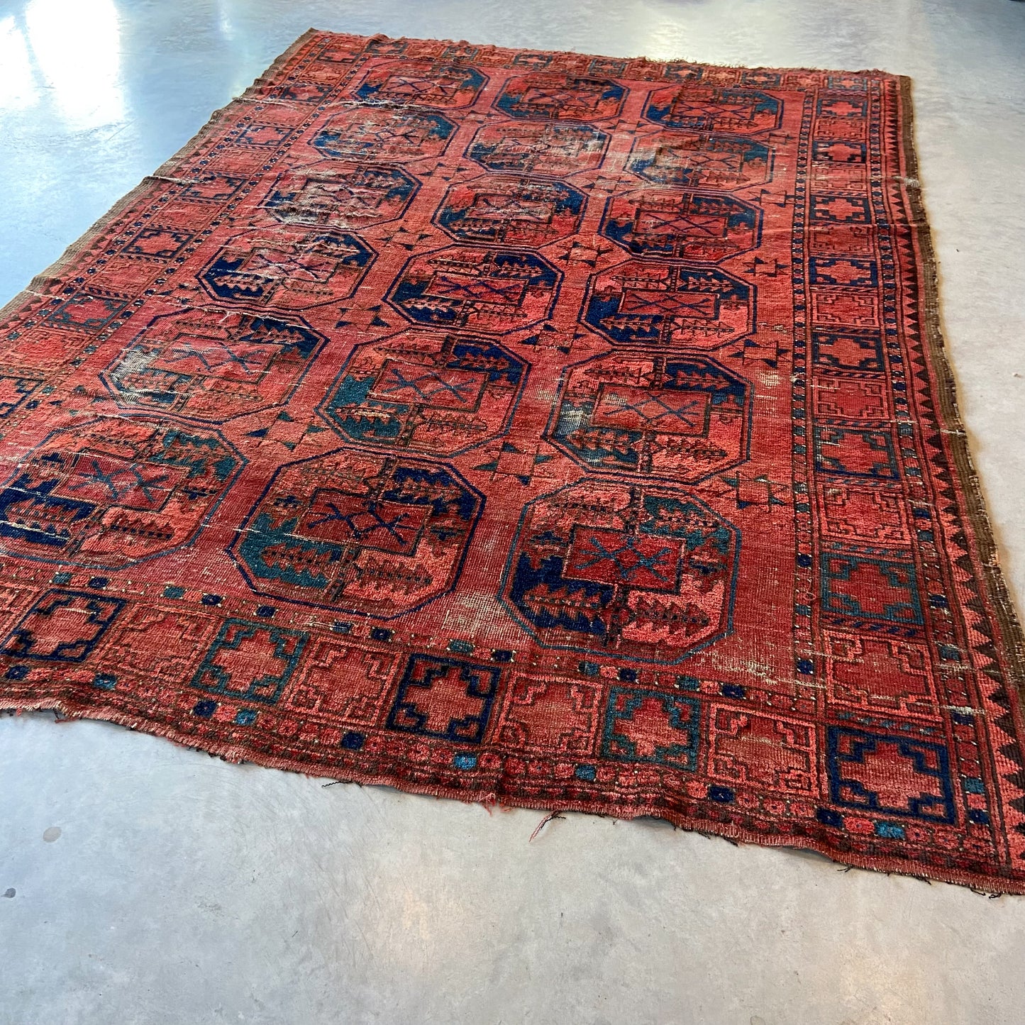 Antique Ersari Area Rug #R1039 - 6'11" x 9'6"