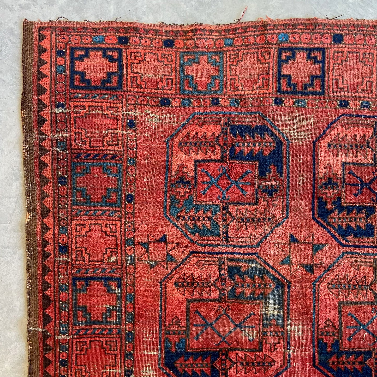 Antique Ersari Area Rug #R1039 - 6'11" x 9'6"