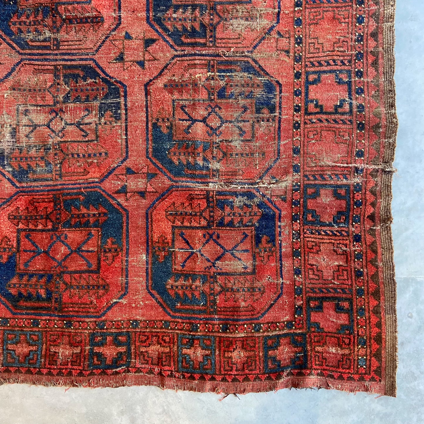 Antique Ersari Area Rug #R1039 - 6'11" x 9'6"