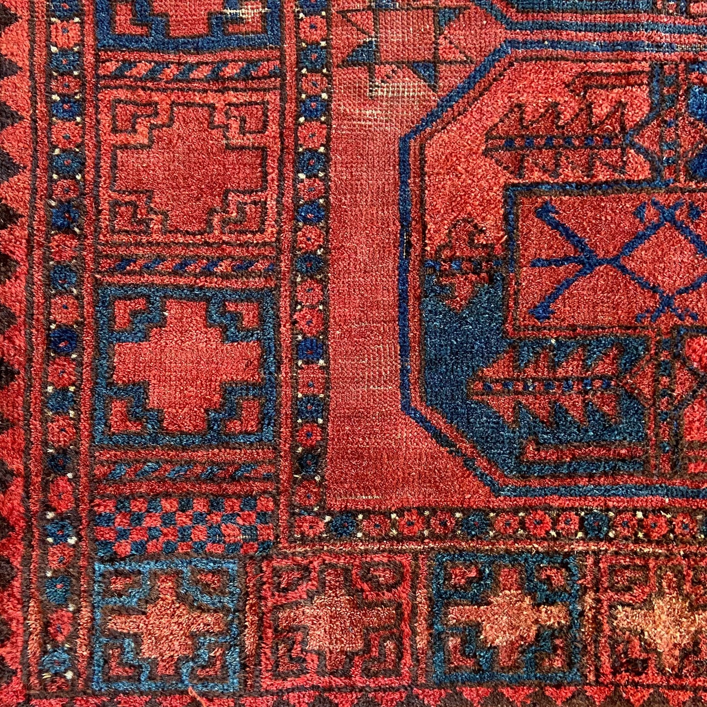 Antique Ersari Area Rug #R1039 - 6'11" x 9'6"