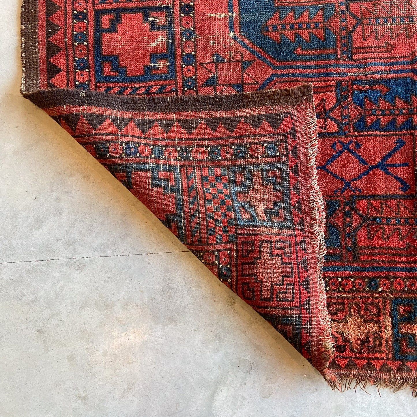 Antique Ersari Area Rug #R1039 - 6'11" x 9'6"