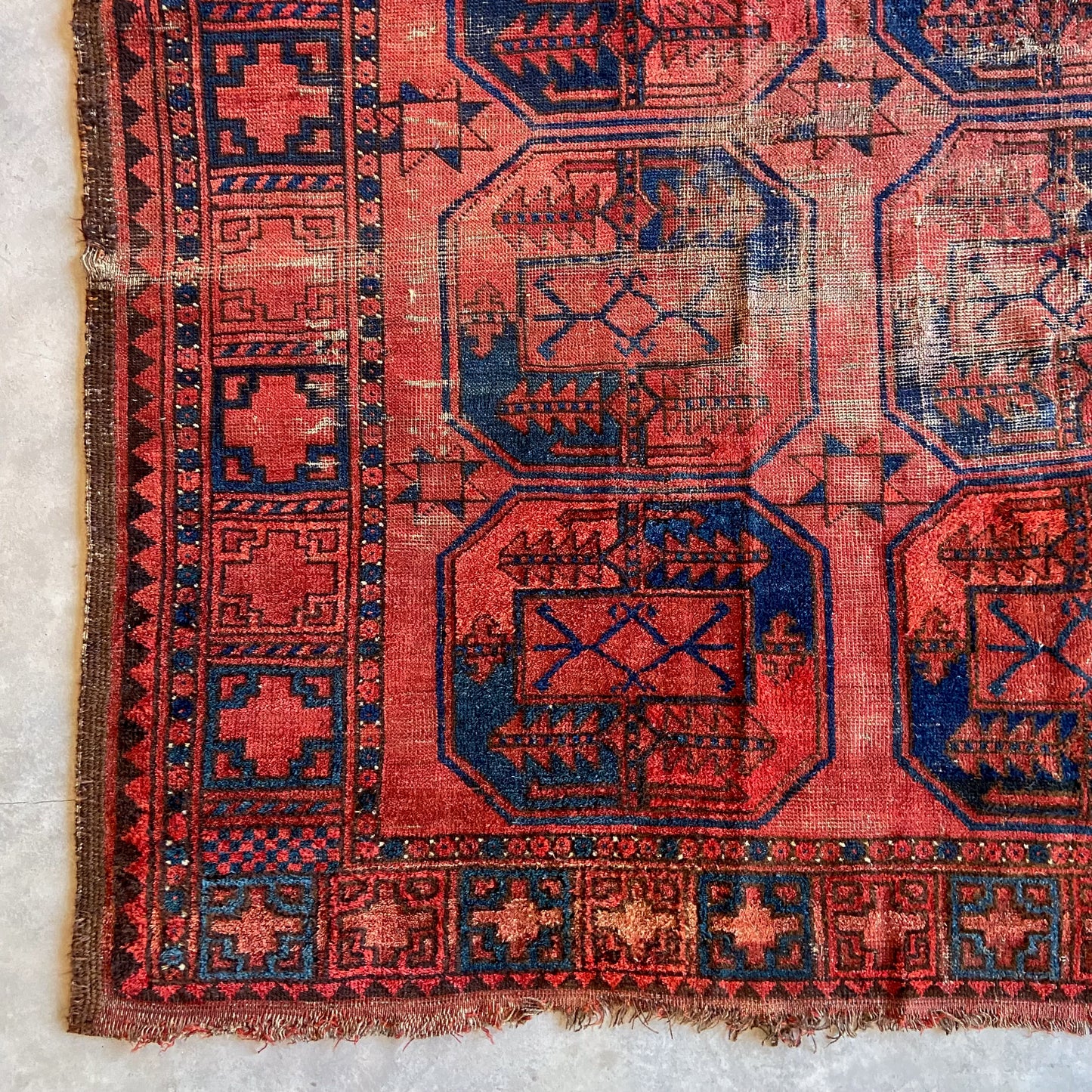 Antique Ersari Area Rug #R1039 - 6'11" x 9'6"