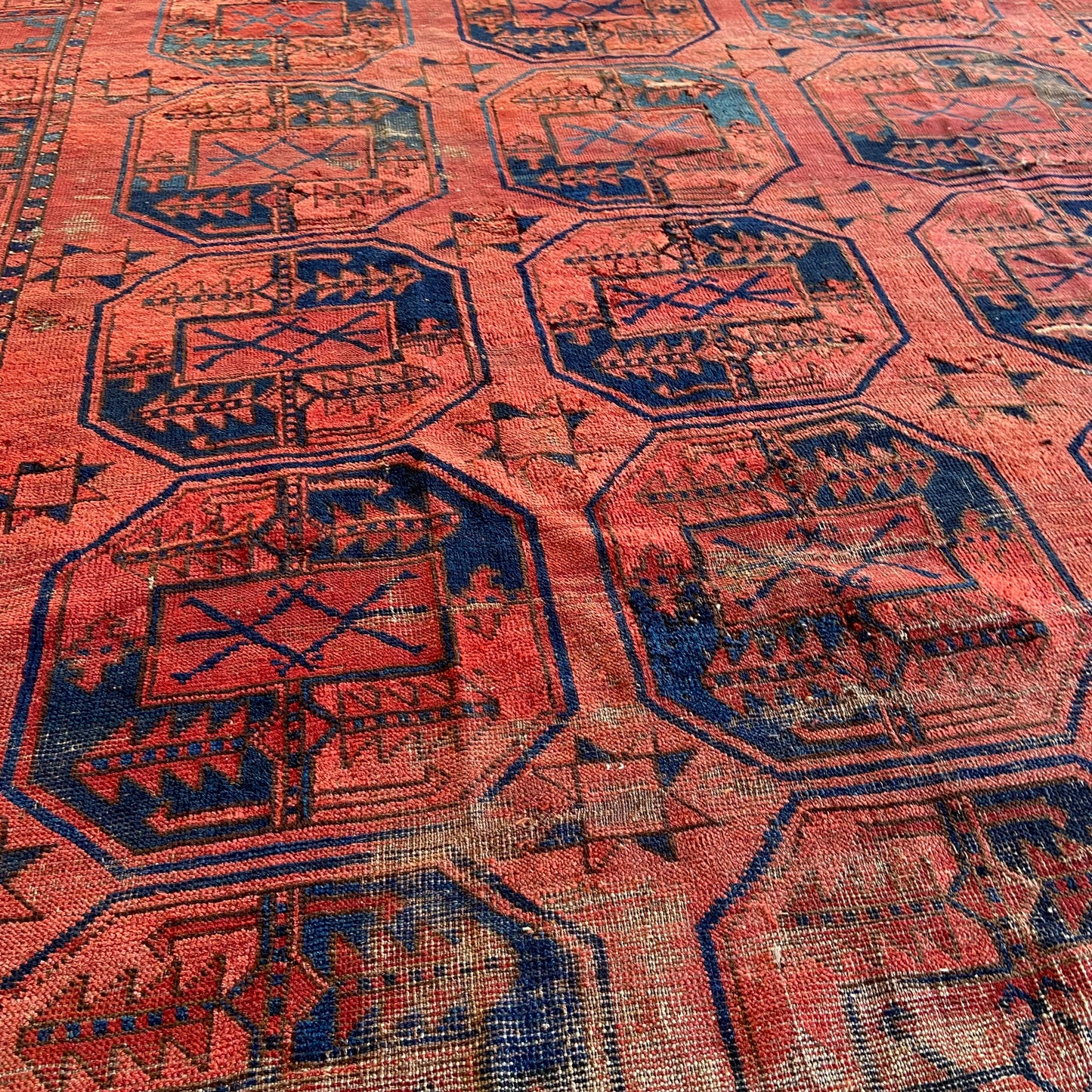 Antique Ersari Area Rug #R1039 - 6'11" x 9'6"