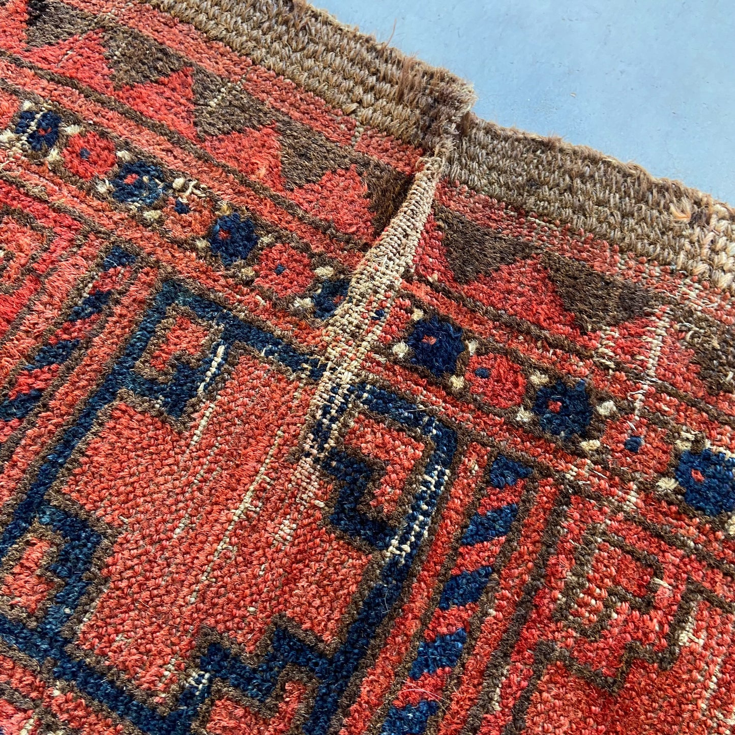 Antique Ersari Area Rug #R1039 - 6'11" x 9'6"