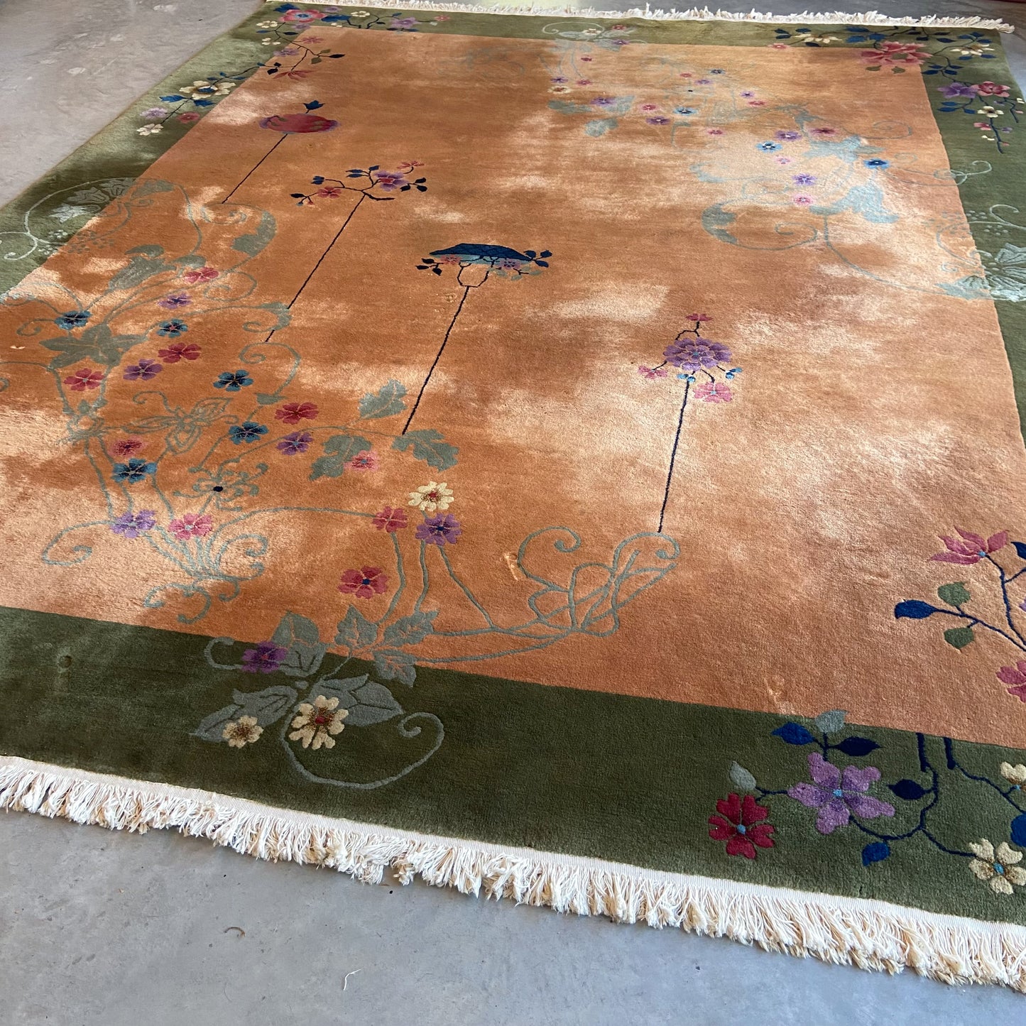 Antique Chinese Nichols Area Rug #R1040 - 9'1" x 11'8"