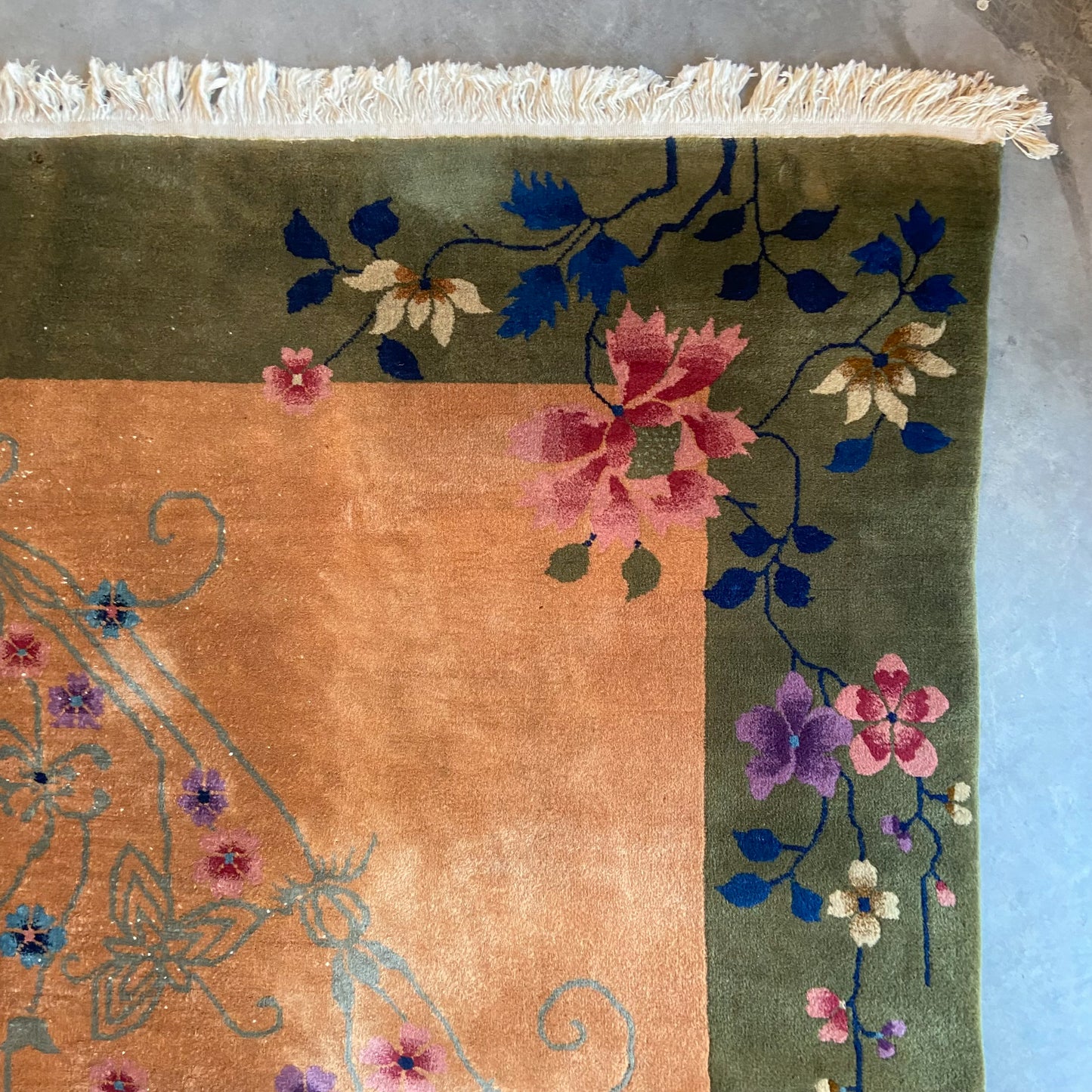 Antique Chinese Nichols Area Rug #R1040 - 9'1" x 11'8"