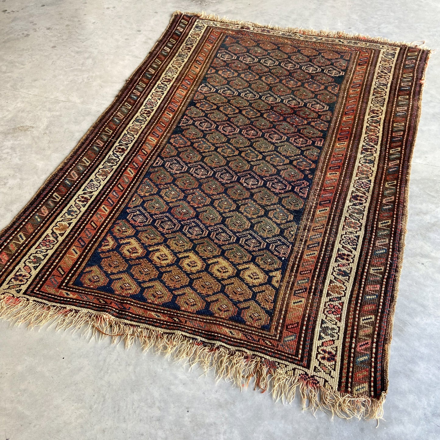 Antique Northwest Persian Accent Rug #R999 - 4'2" x 5'10"