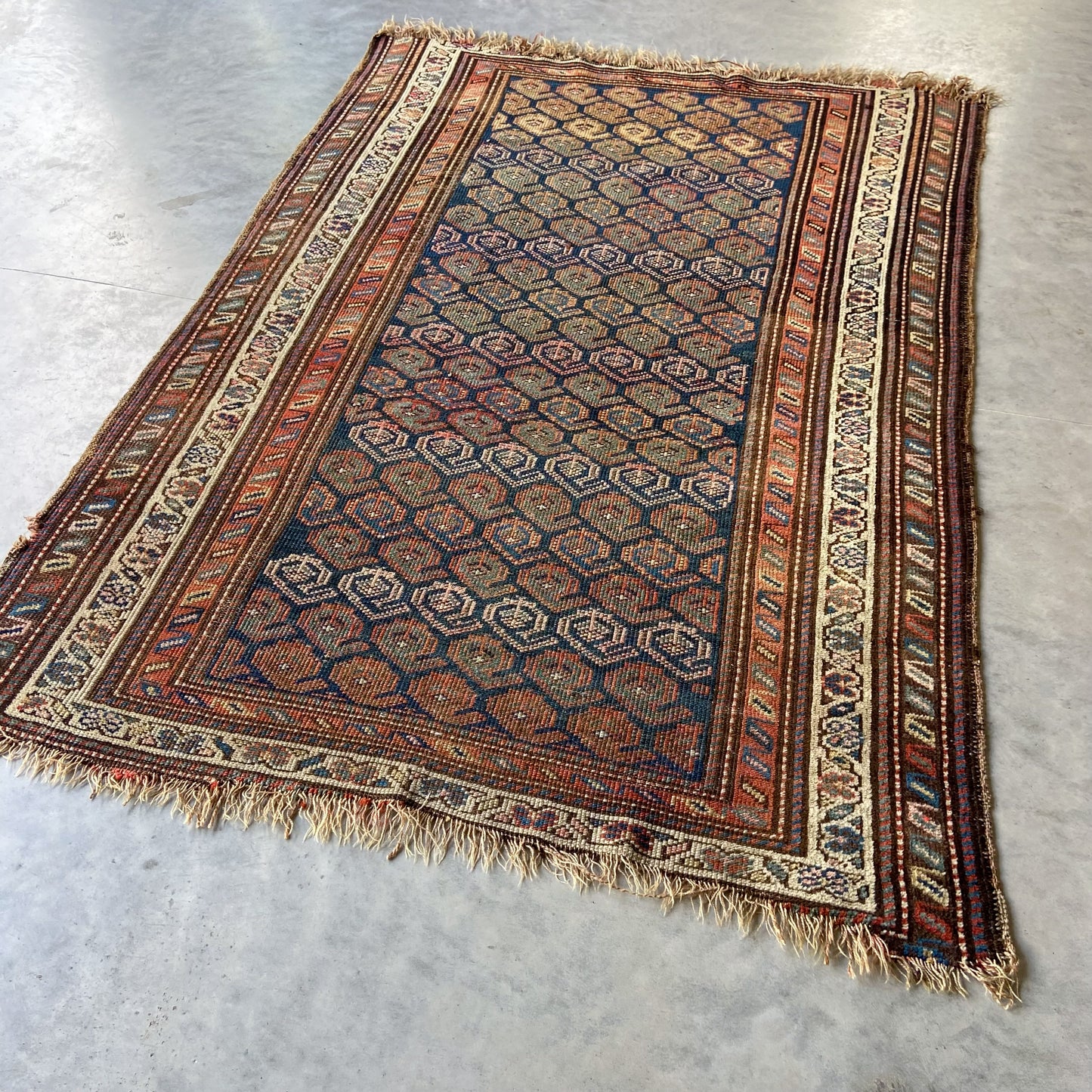 Antique Northwest Persian Accent Rug #R999 - 4'2" x 5'10"