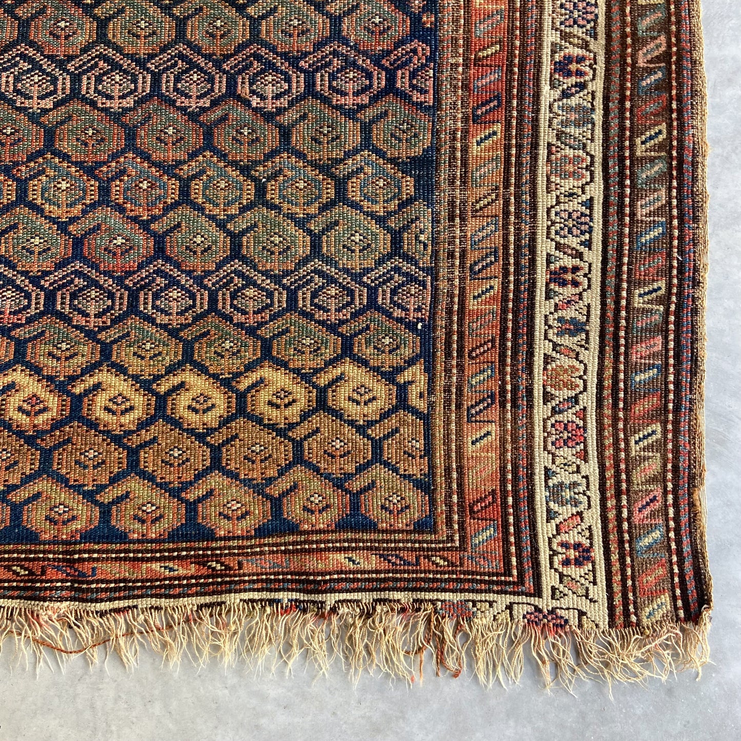 Antique Northwest Persian Accent Rug #R999 - 4'2" x 5'10"