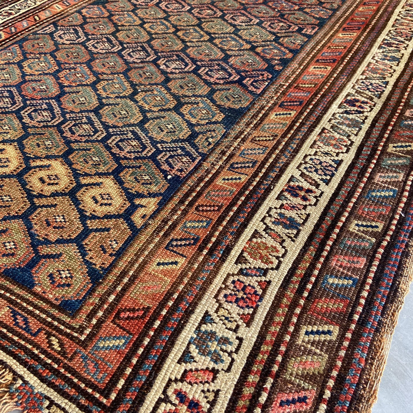 Antique Northwest Persian Accent Rug #R999 - 4'2" x 5'10"