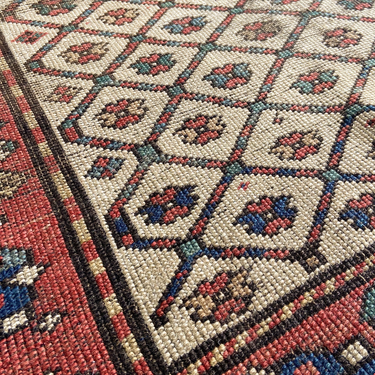 Antique Caucasian Accent Rug #R1000 - 4' x 7'3"