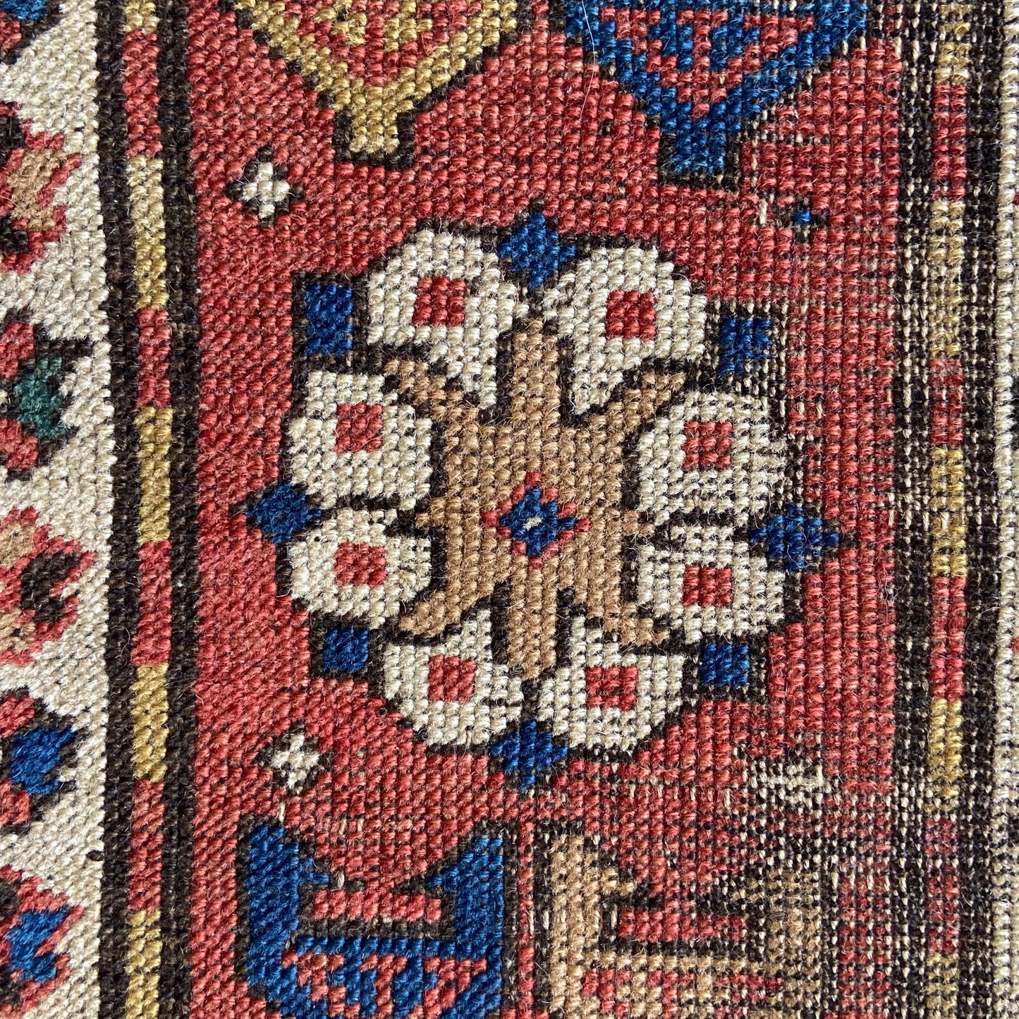 Antique Caucasian Accent Rug #R1000 - 4' x 7'3"