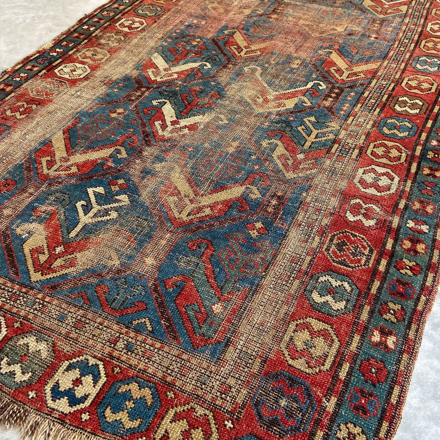 Antique Northwest Persian Accent Rug #R1002 - 3'4" x 5'4"