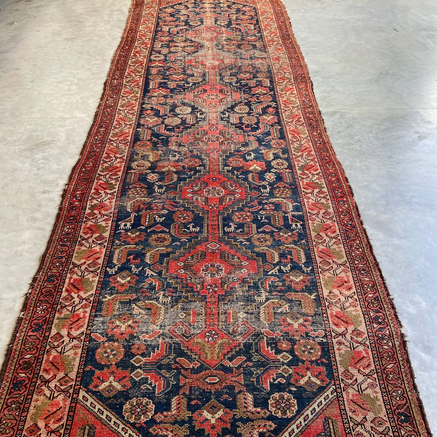 Antique Karabakh Runner #R1003 - 3'6" x 12'9"