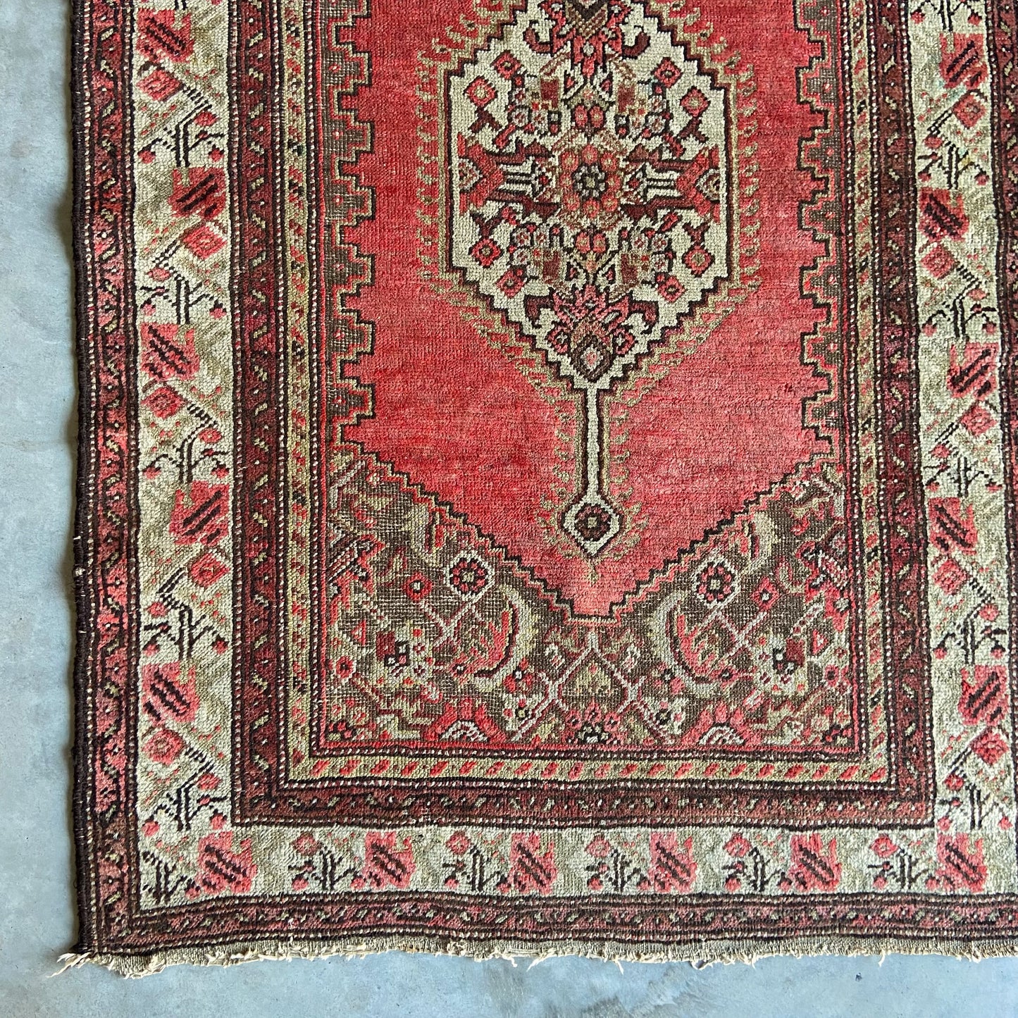 Antique Hamadan Accent Rug #R1014 - 3'4" x 5'6"