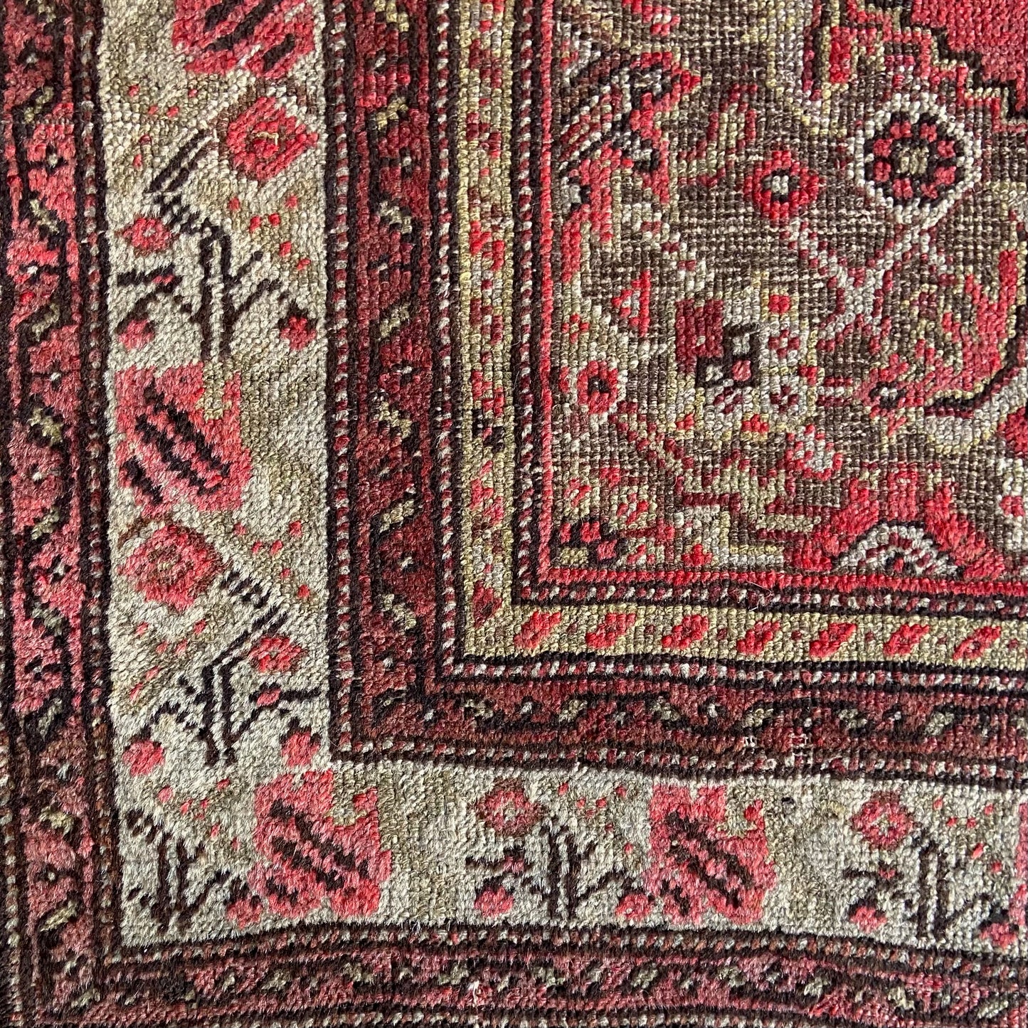 Antique Hamadan Accent Rug #R1014 - 3'4" x 5'6"