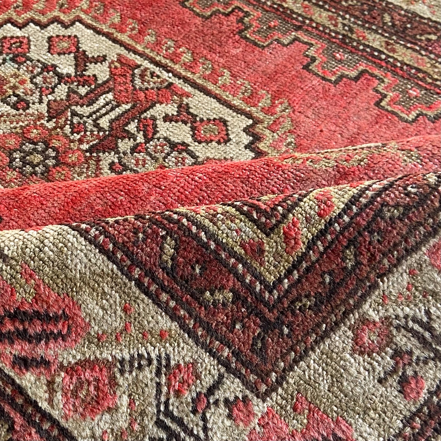 Antique Hamadan Accent Rug #R1014 - 3'4" x 5'6"