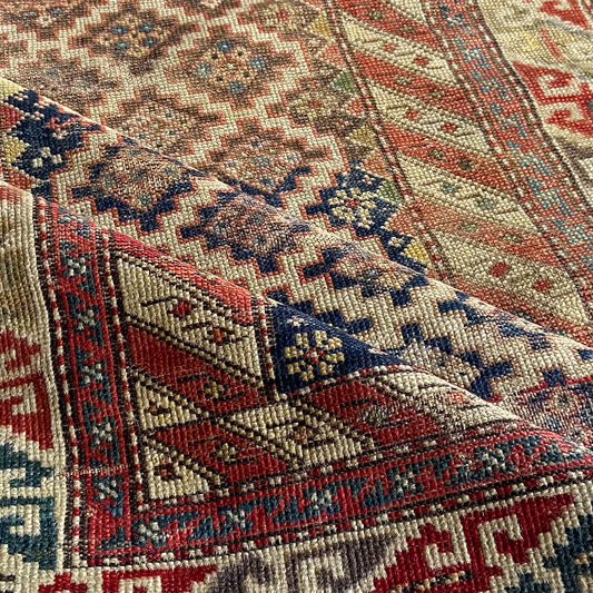 Antique Shirvan Accent Rug #R1017 - 3'2" x 3'9"