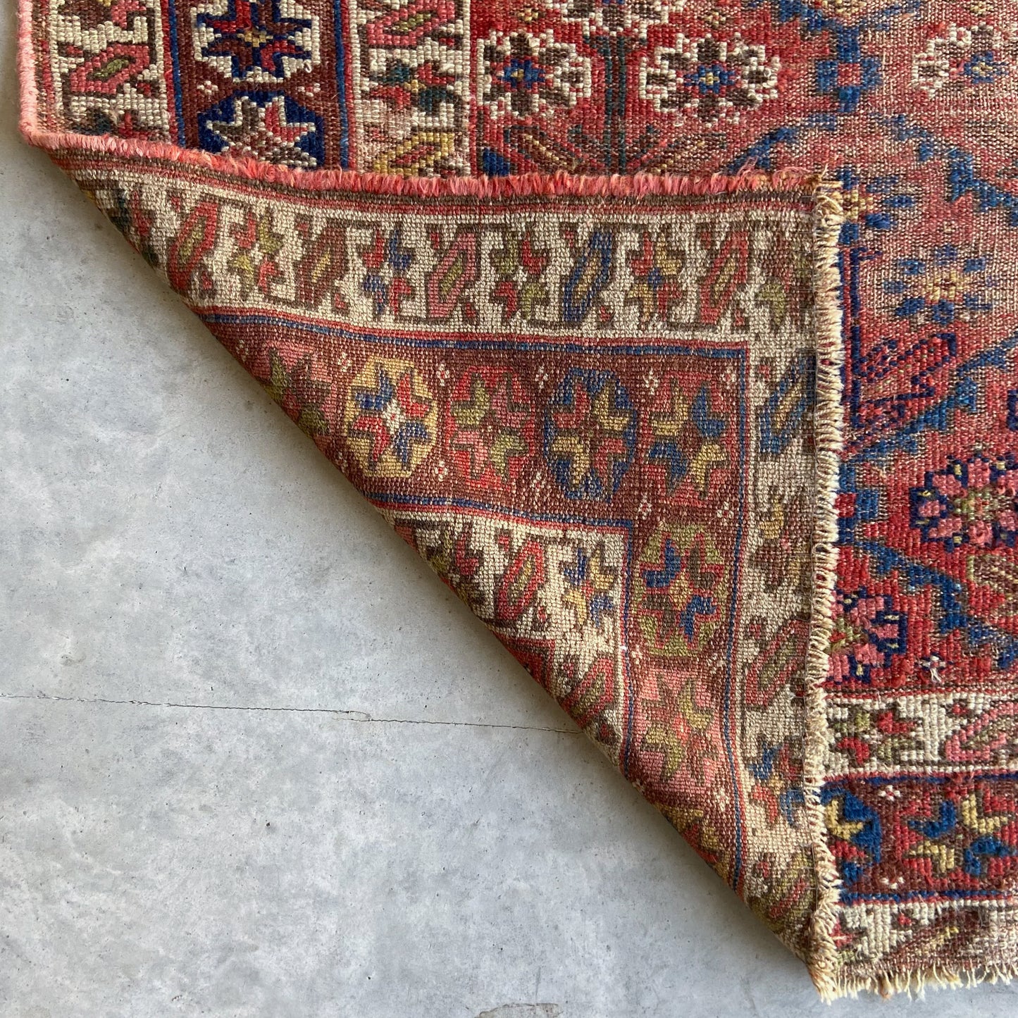 Antique Kurdish Runner #R1020 - 4'8" x 9'7"