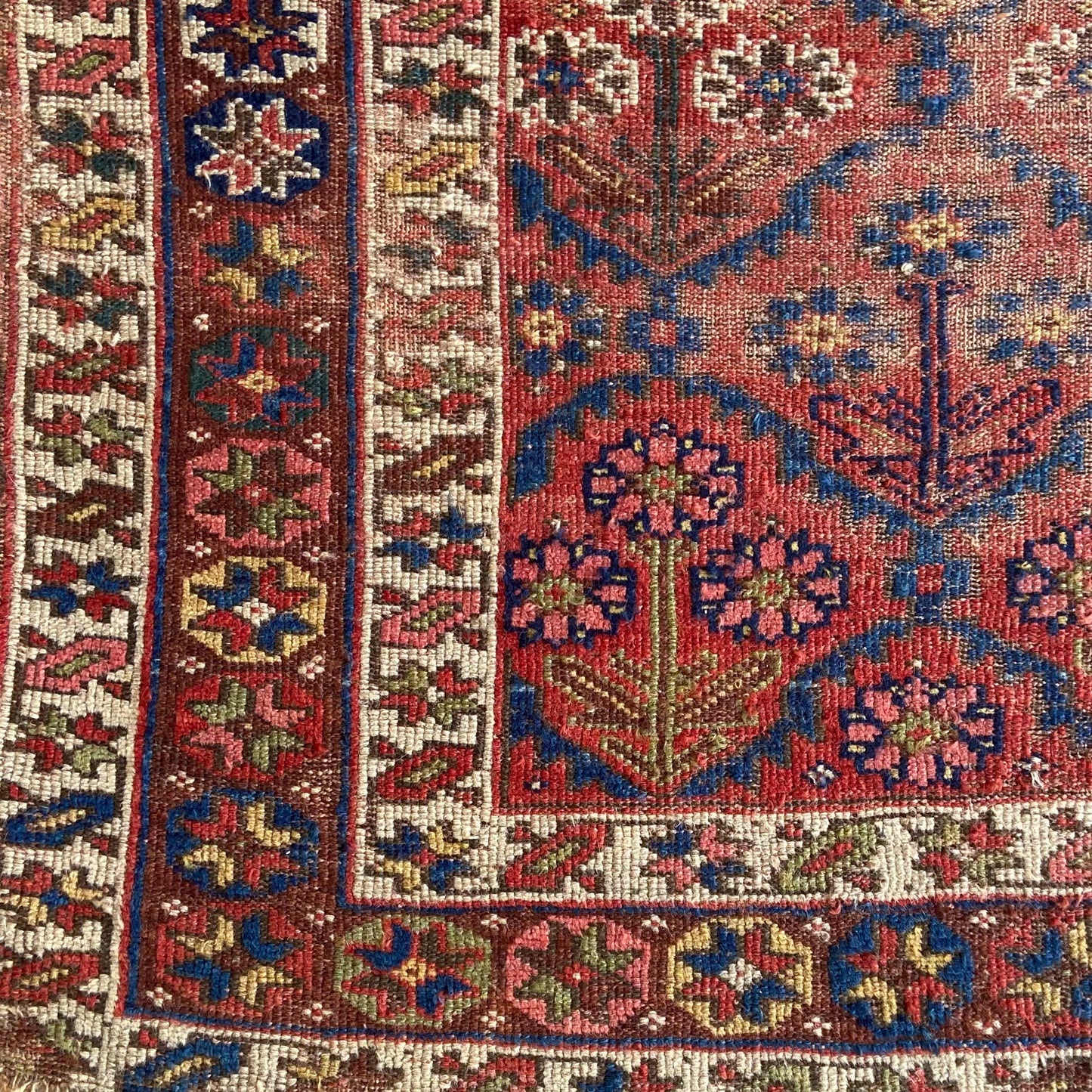 Antique Kurdish Runner #R1020 - 4'8" x 9'7"