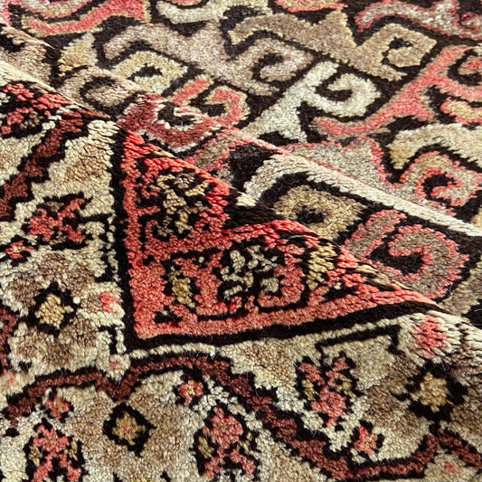 Antique Kurdish Accent Rug #R1022 - 3'7" x 6'3"