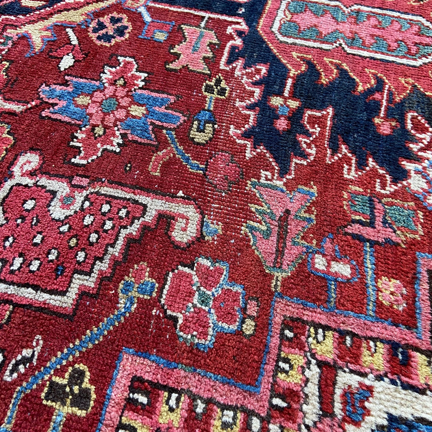 Antique Heriz Area Rug #R1025 - 8'11" x 12'8"