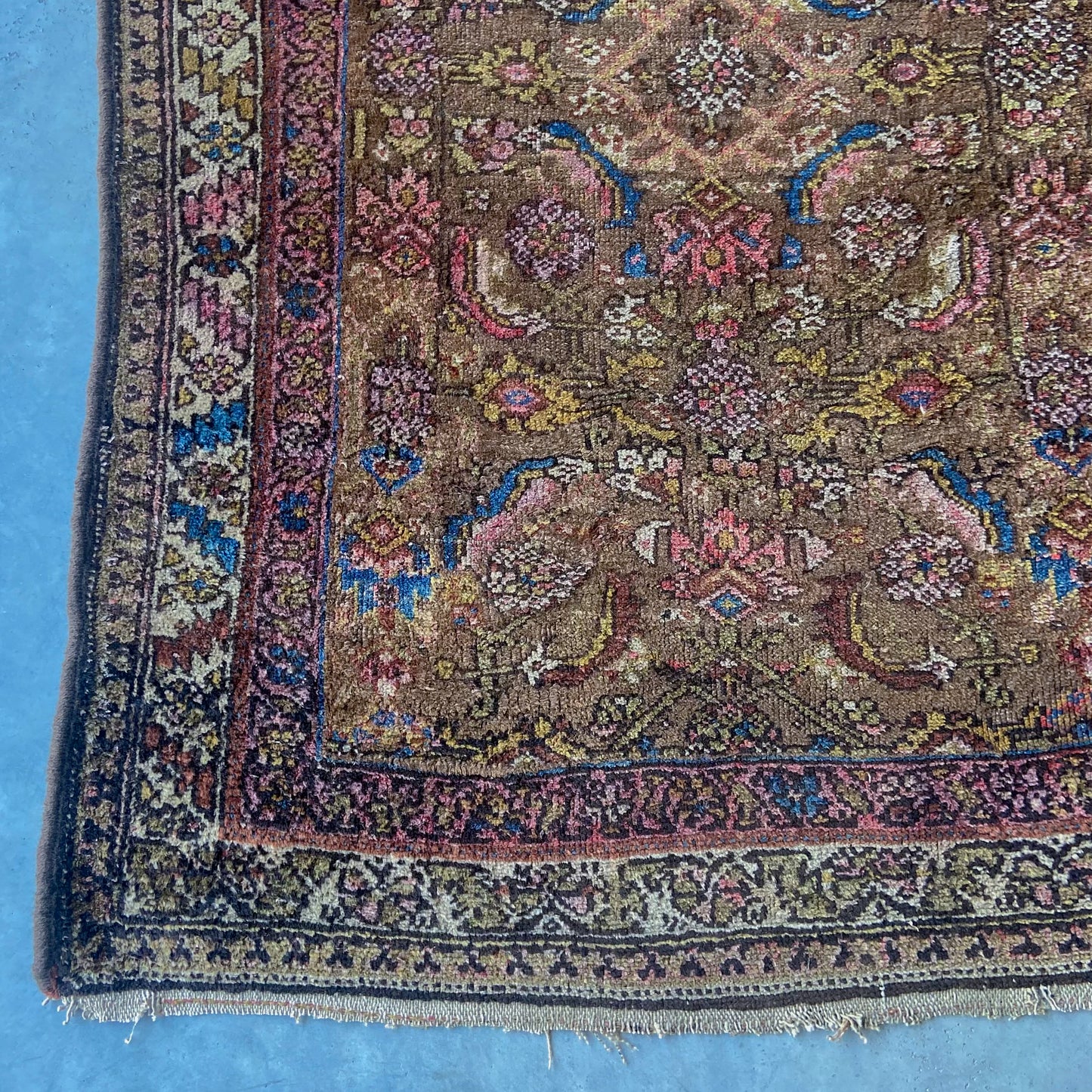 Antique Camel Hamadan Runner #R958 - 3'1" x 8'5"