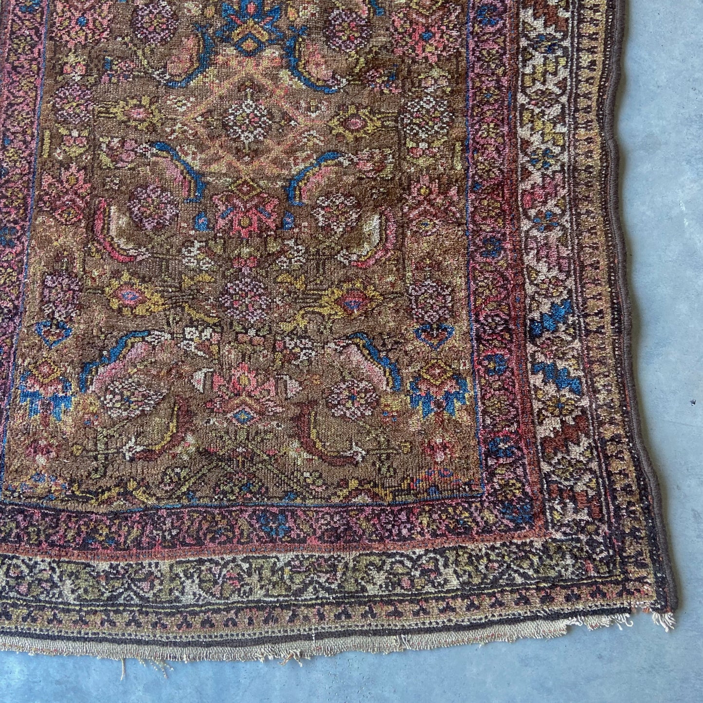 Antique Camel Hamadan Runner #R958 - 3'1" x 8'5"