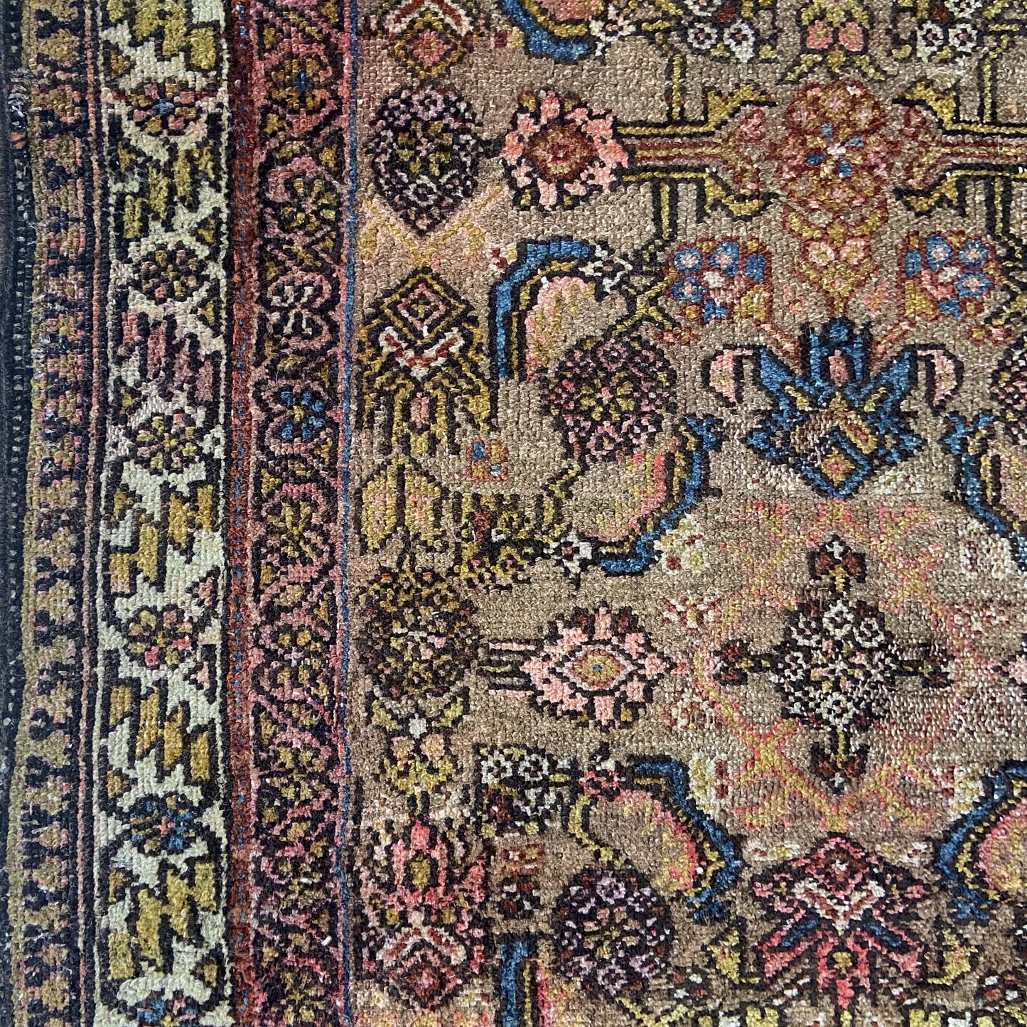 Antique Camel Hamadan Runner #R958 - 3'1" x 8'5"