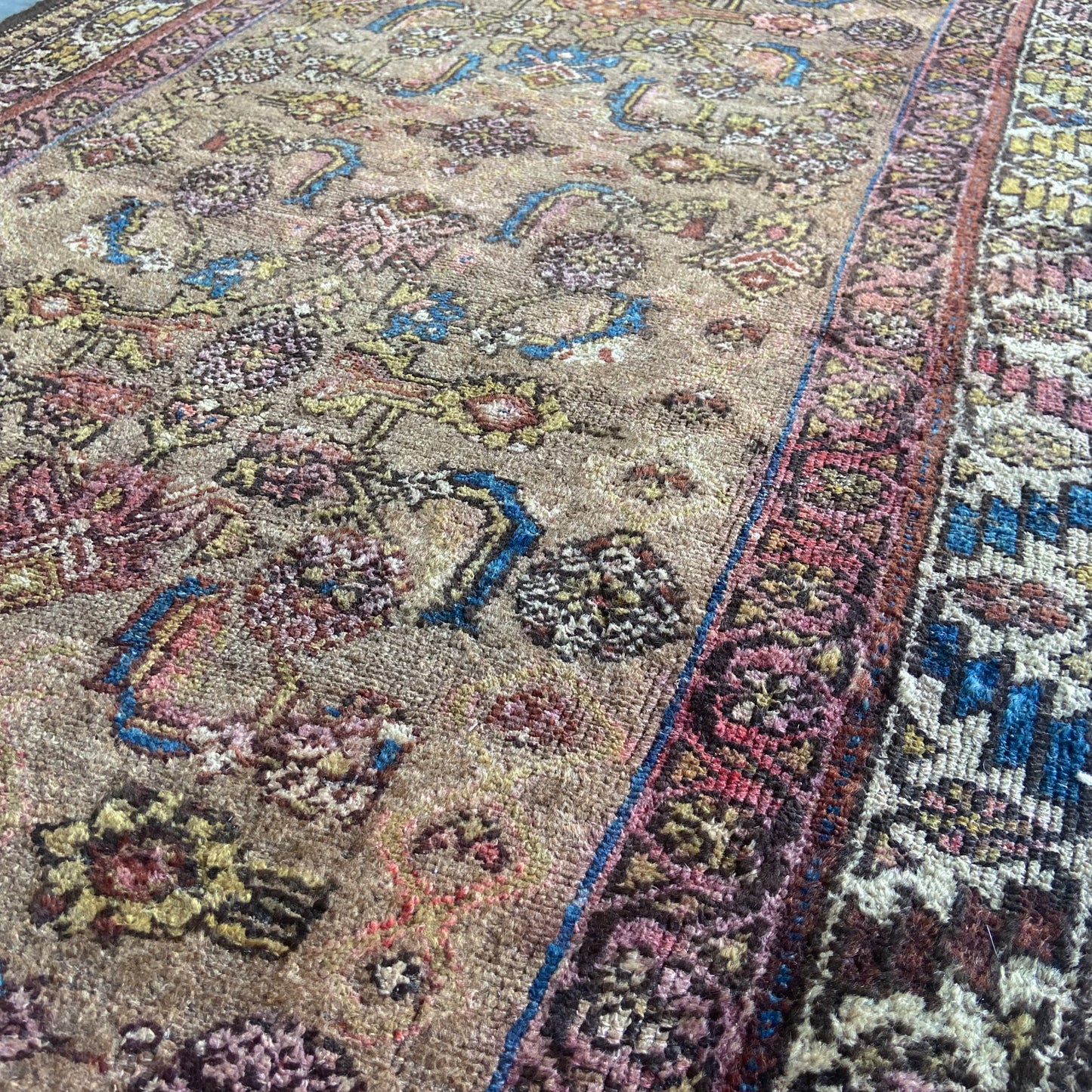 Antique Camel Hamadan Runner #R958 - 3'1" x 8'5"