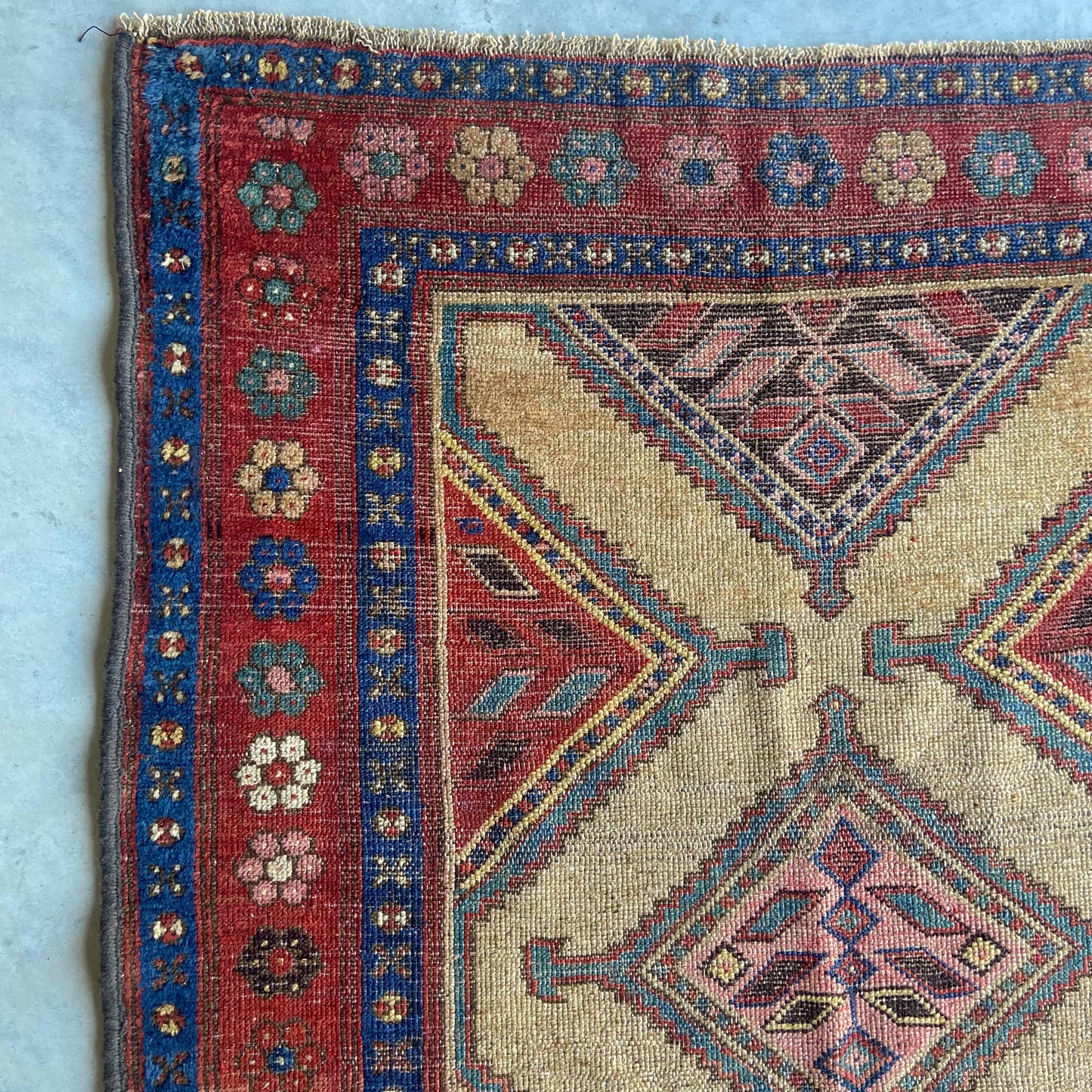 Antique Hamadan Accent Rug #R960 - 3'8" x 6'