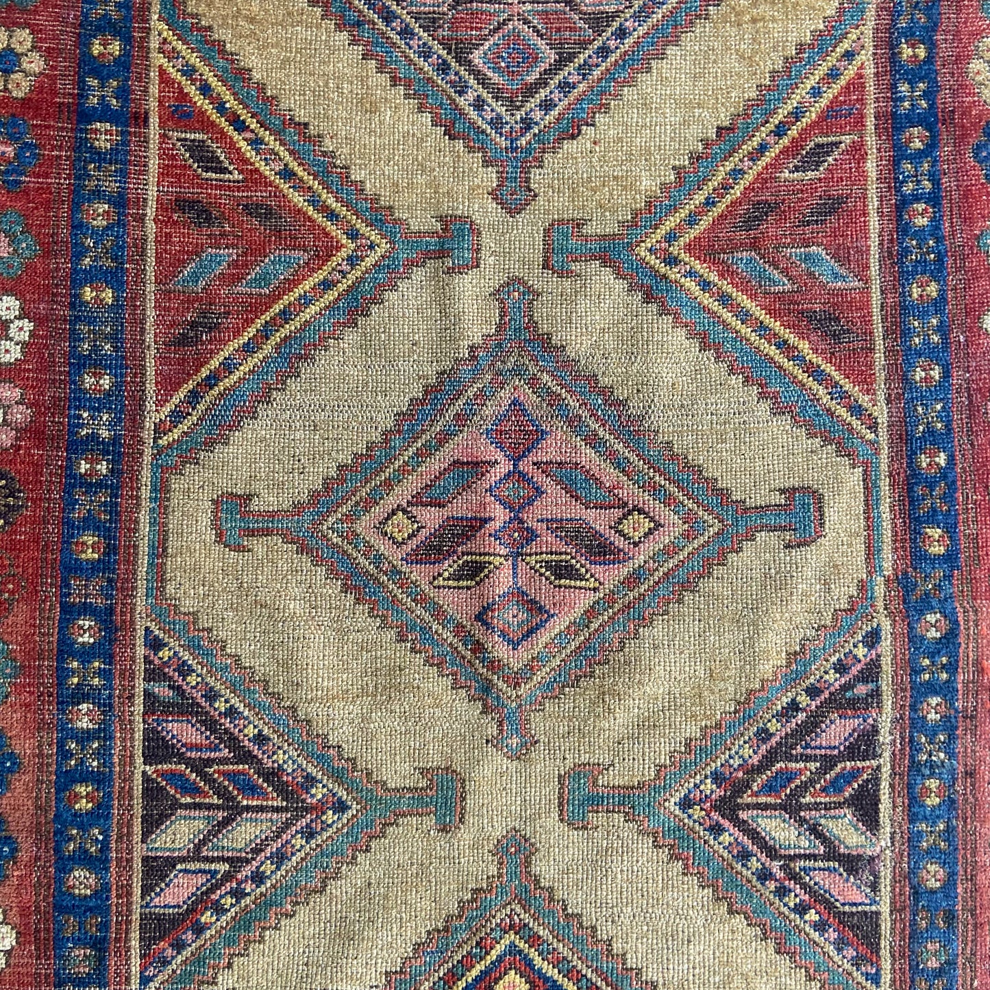 Antique Hamadan Accent Rug #R960 - 3'8" x 6'