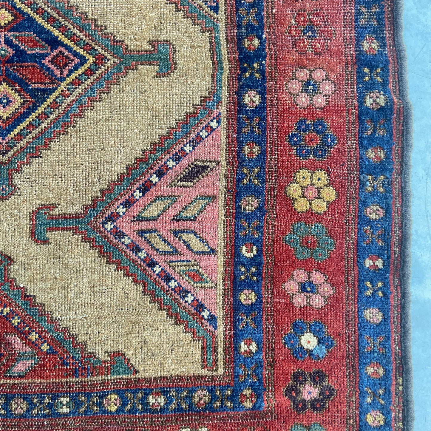 Antique Hamadan Accent Rug #R960 - 3'8" x 6'