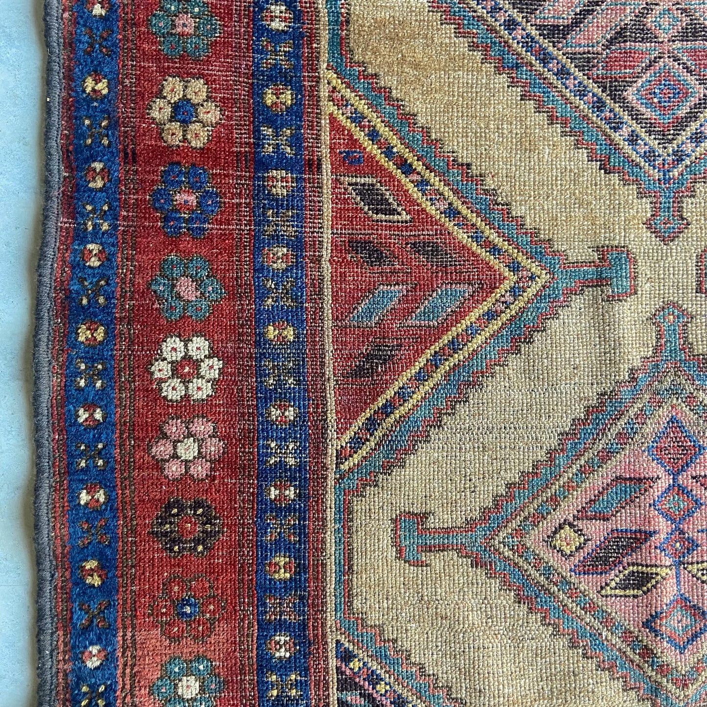 Antique Hamadan Accent Rug #R960 - 3'8" x 6'