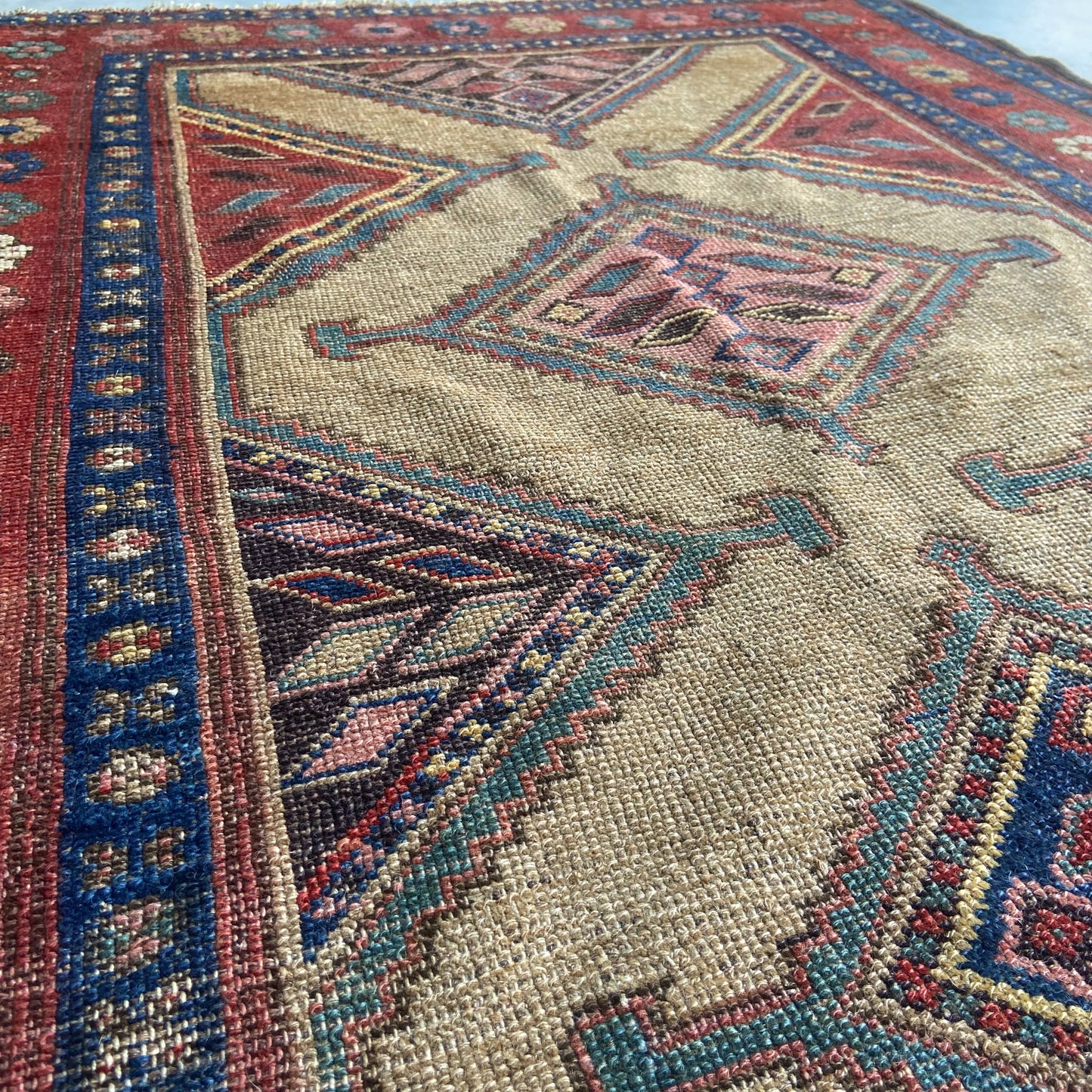 Antique Hamadan Accent Rug #R960 - 3'8" x 6'