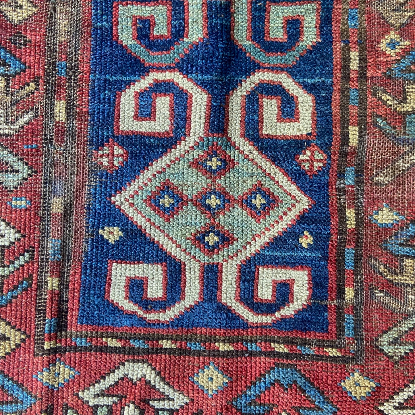 Antique Kazak Accent Rug #R962 - 4' x 6'6"