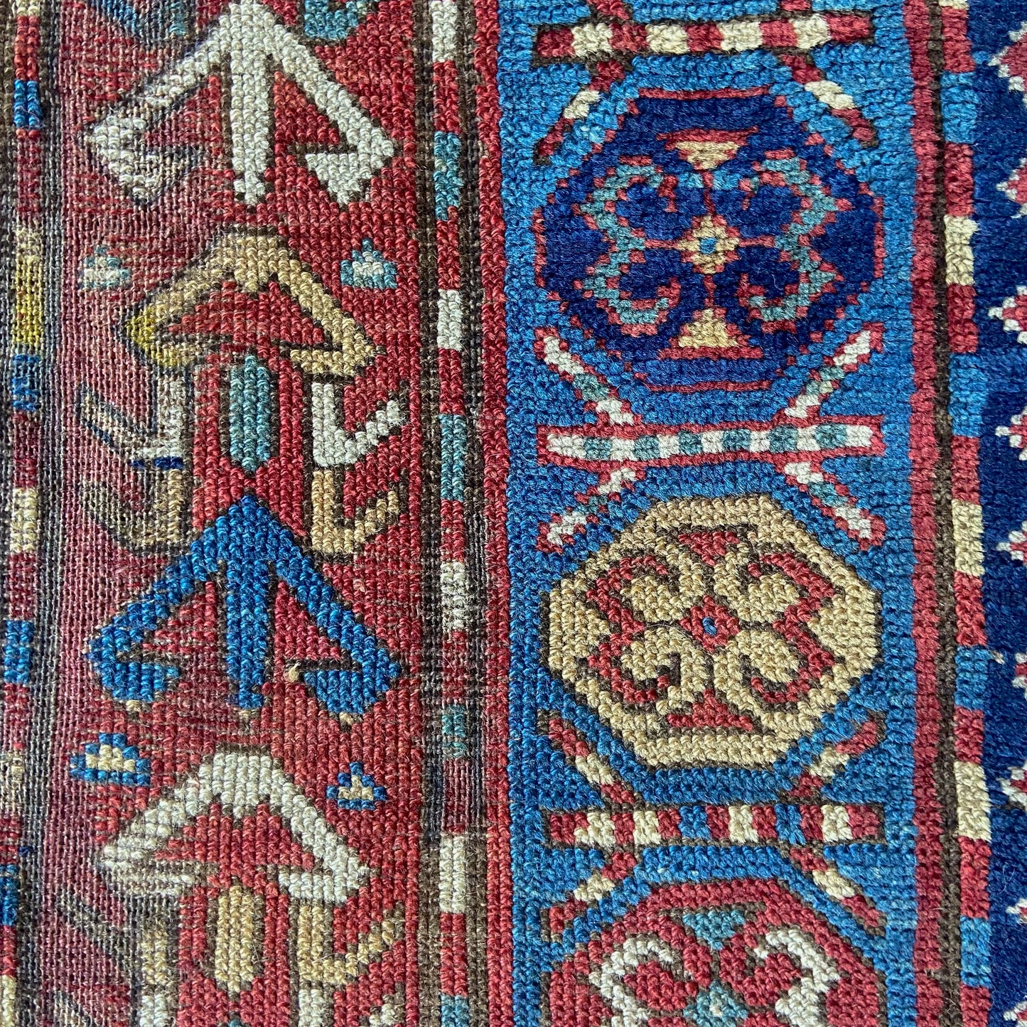 Antique Kazak Accent Rug #R962 - 4' x 6'6"