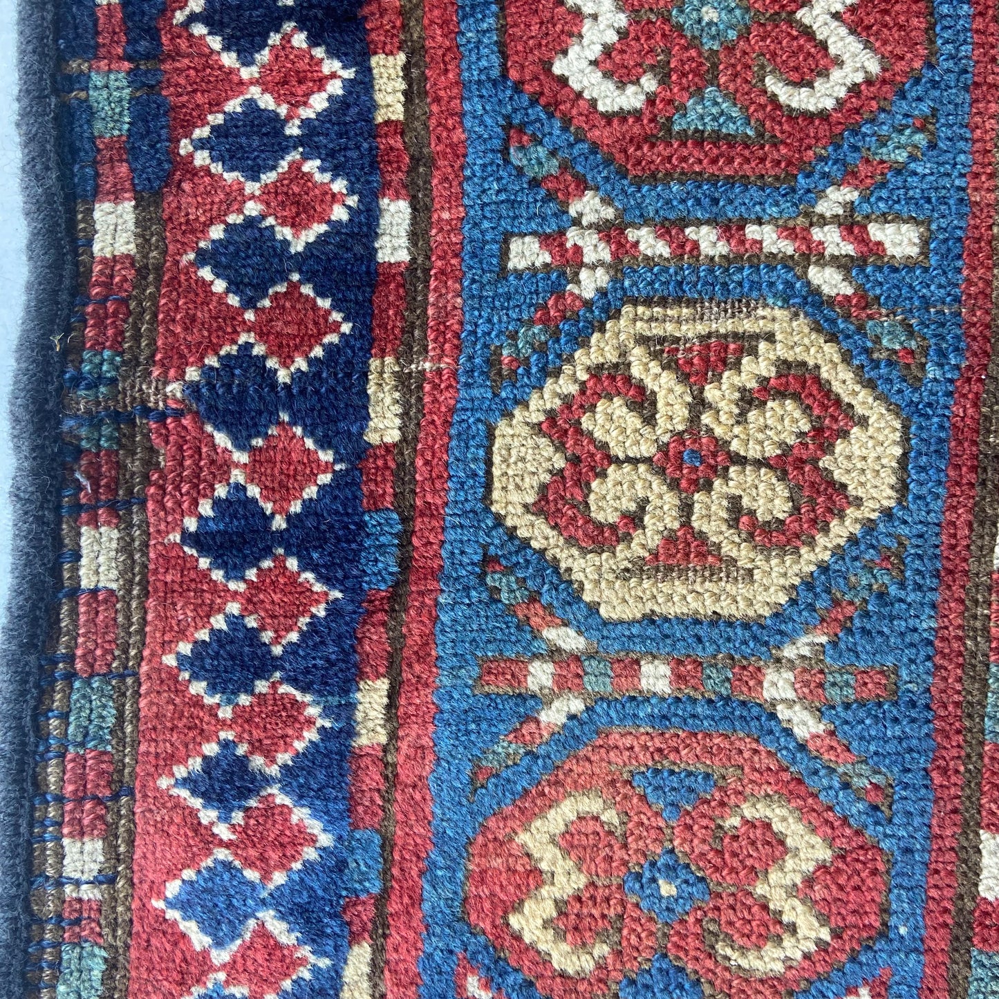 Antique Kazak Accent Rug #R962 - 4' x 6'6"