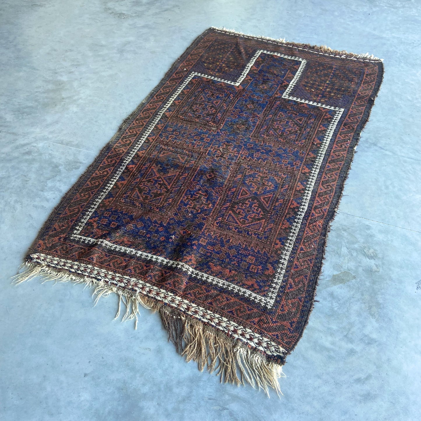 Antique Baluch Prayer Accent Rug #R964 - 2'11" x 5'2"